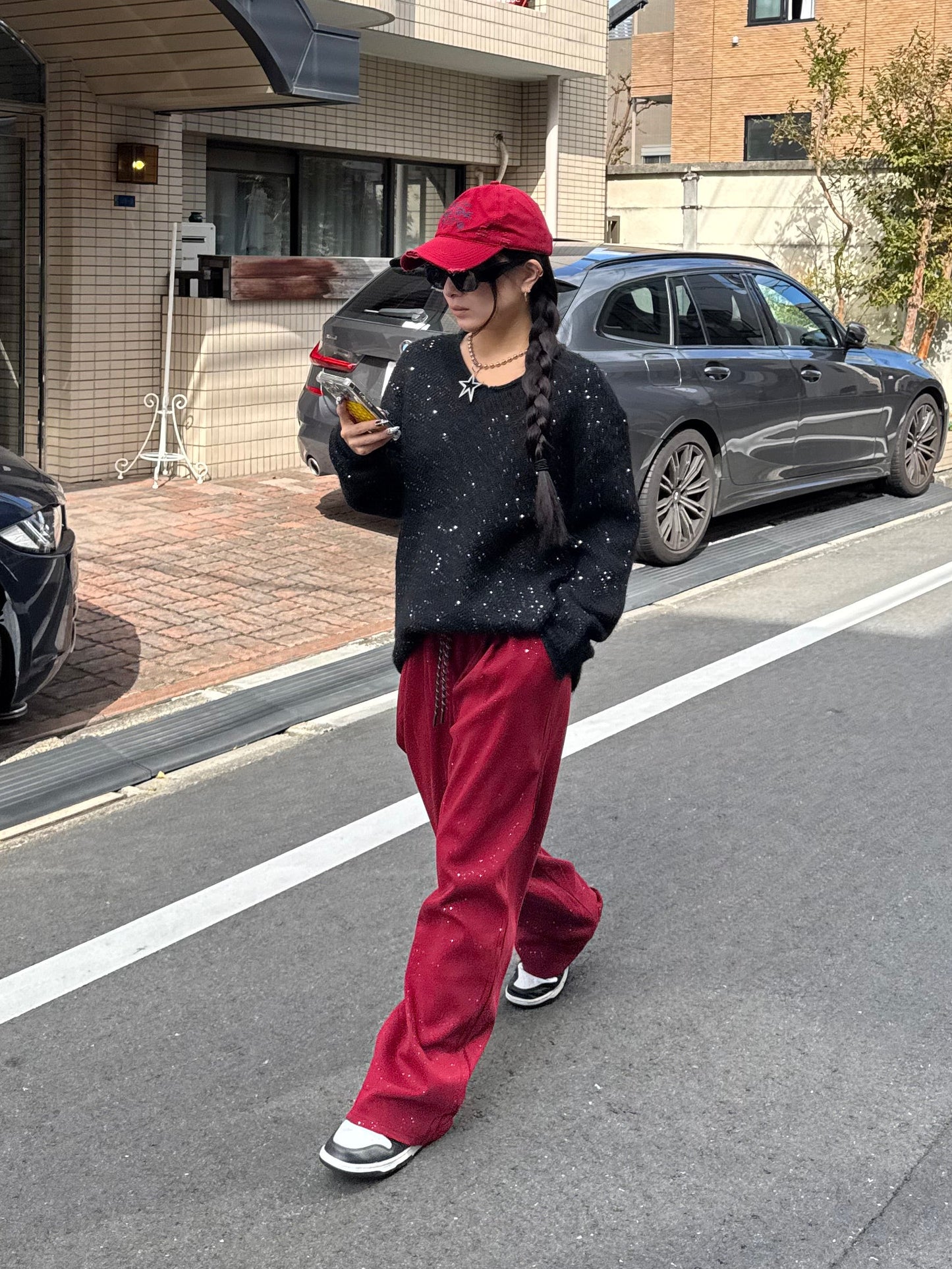 ラメスウェットパンツ DPB86151