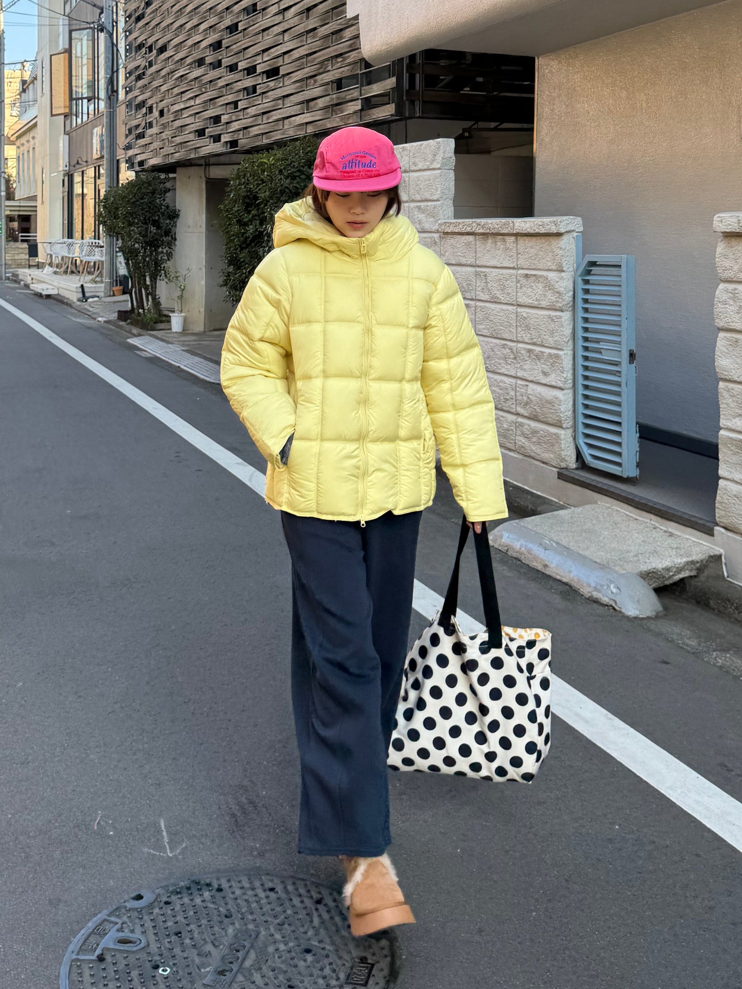 レモンイエロー中綿ジャケット DPB91071