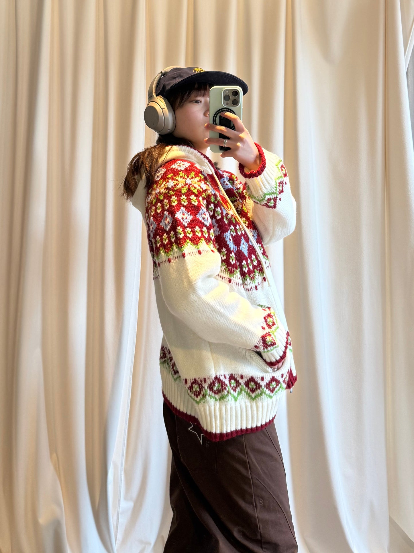 ノルディックフルジップニット DPB91065