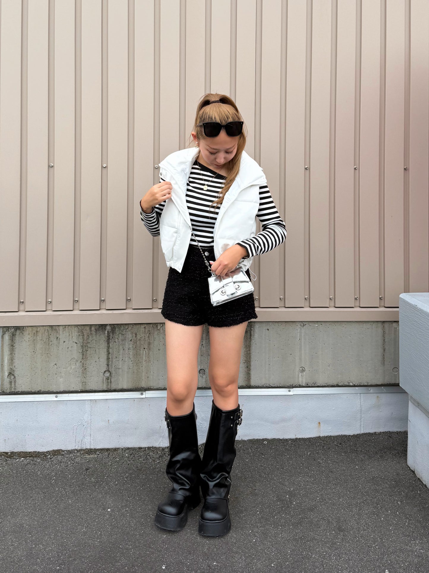 ツイードショートパンツ DPB73129