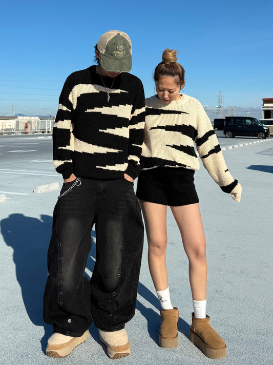 ユニセックスオーバーニット DPB73570