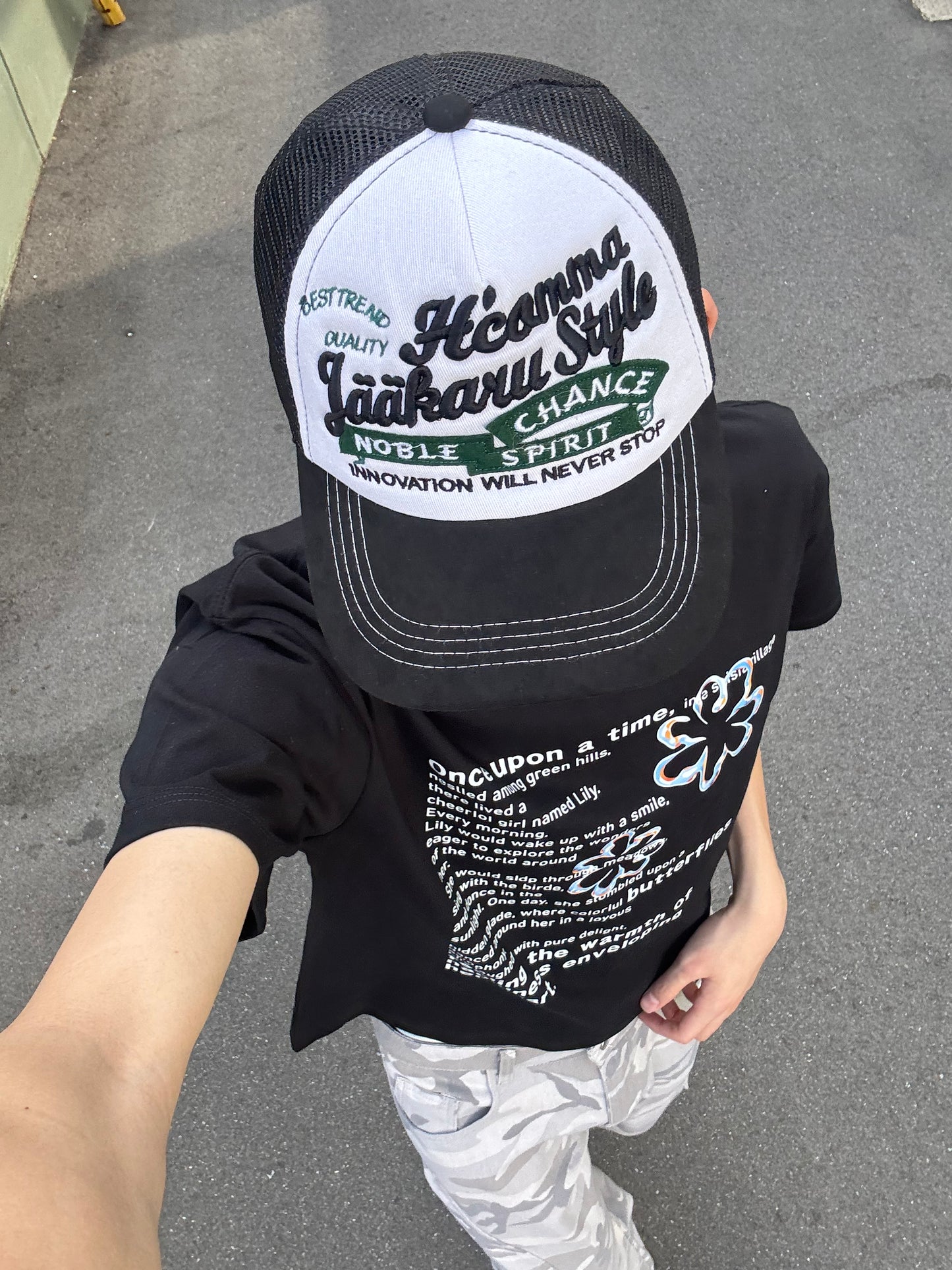 フラワーニュアンスTシャツ DPC05041