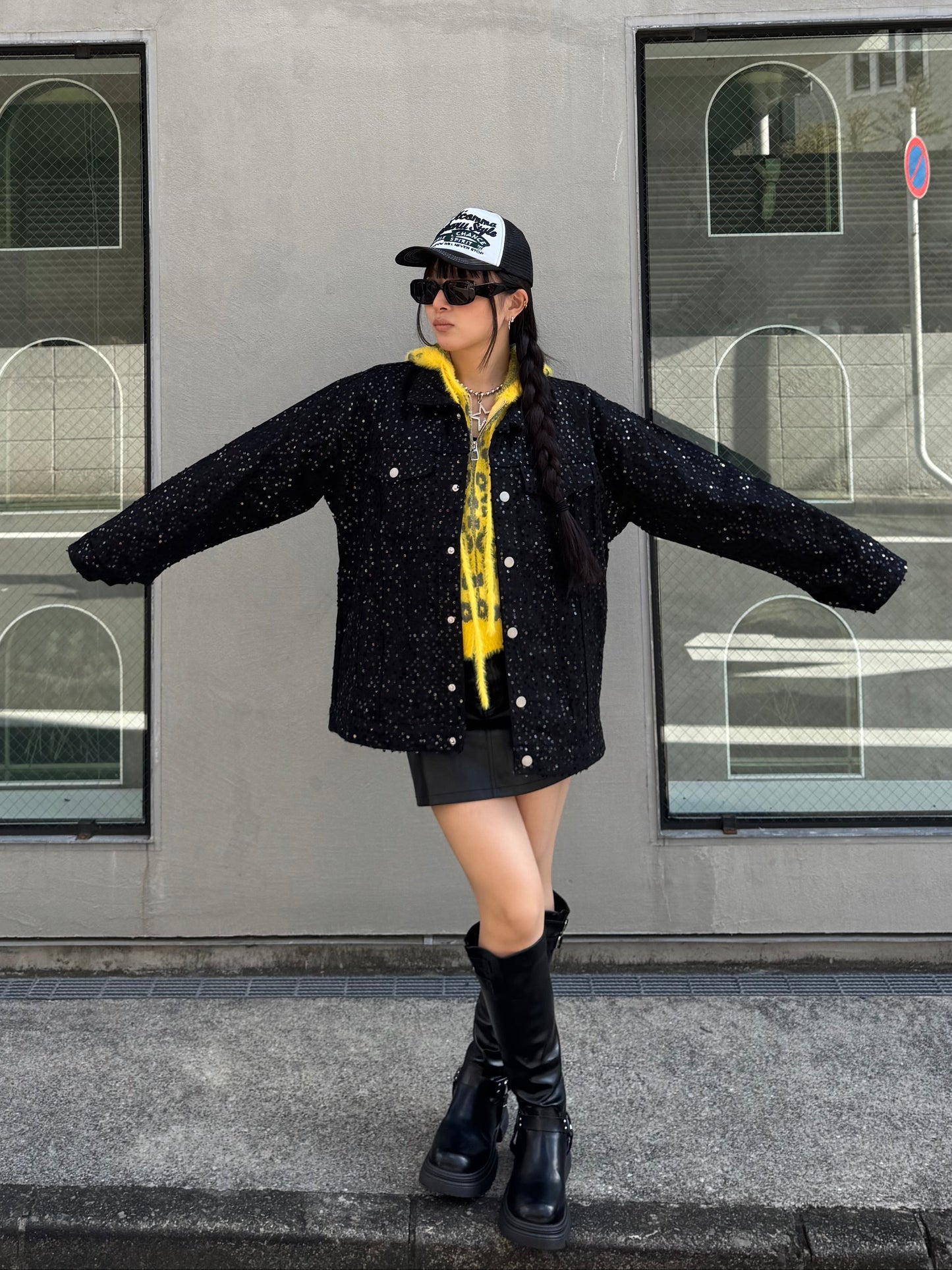 スパンコールデニムジャケット DPB86146