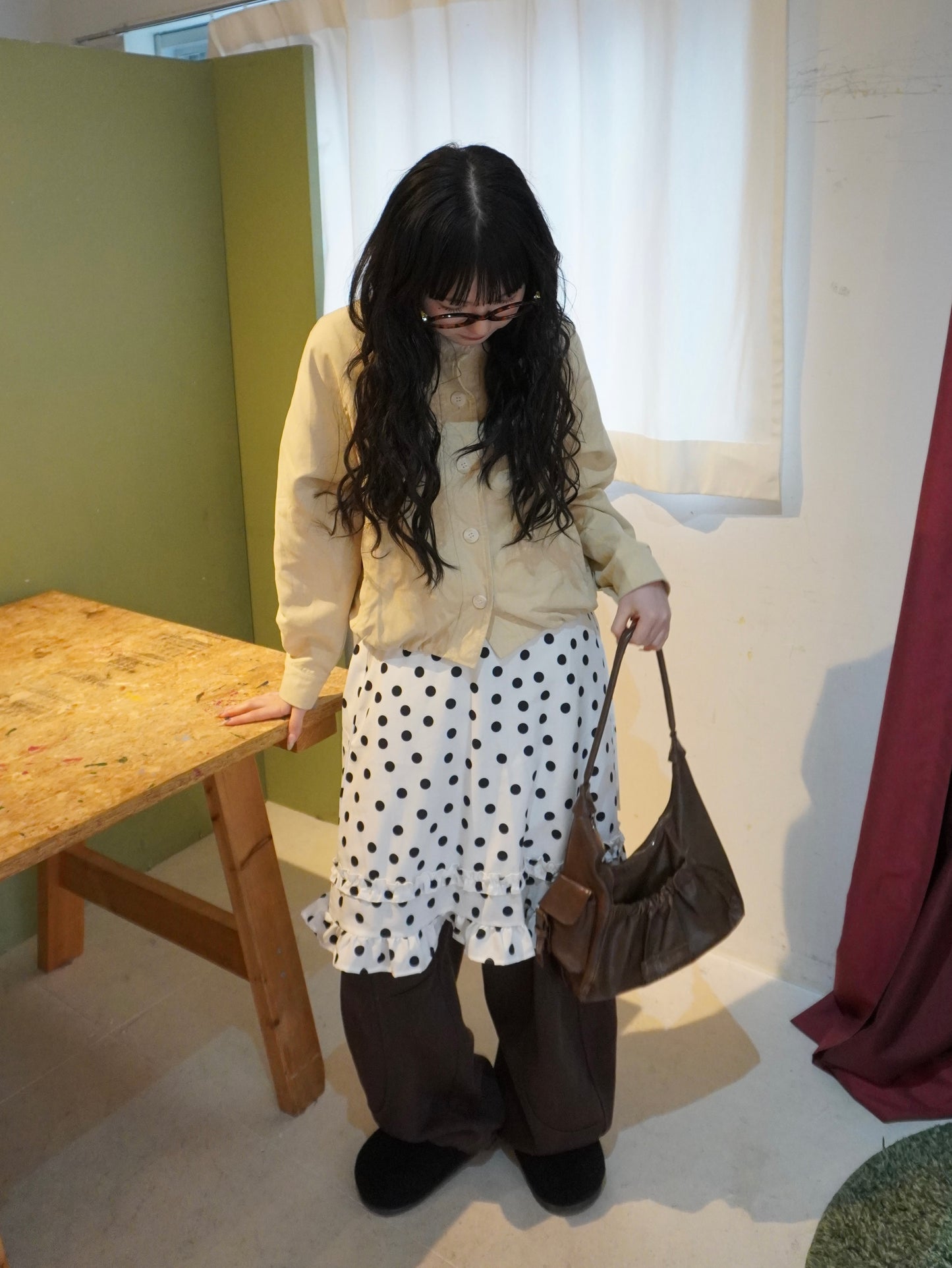 ドットフリルスカート DPB85462