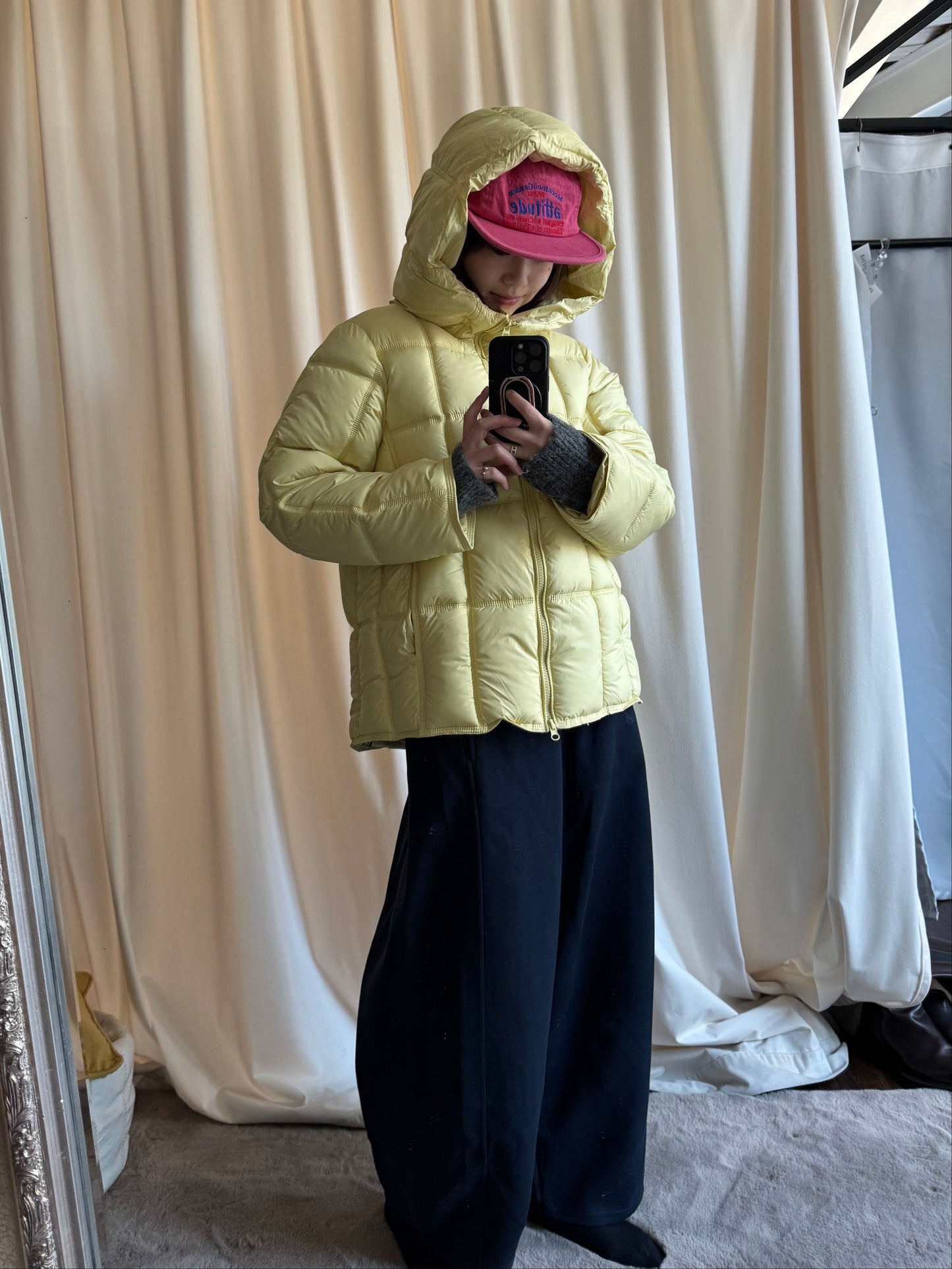 レモンイエロー中綿ジャケット DPB91071