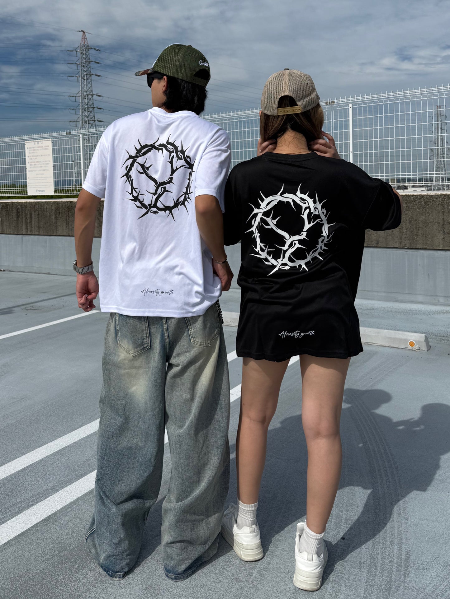 バーブワイヤーデザインTシャツ DPB90194