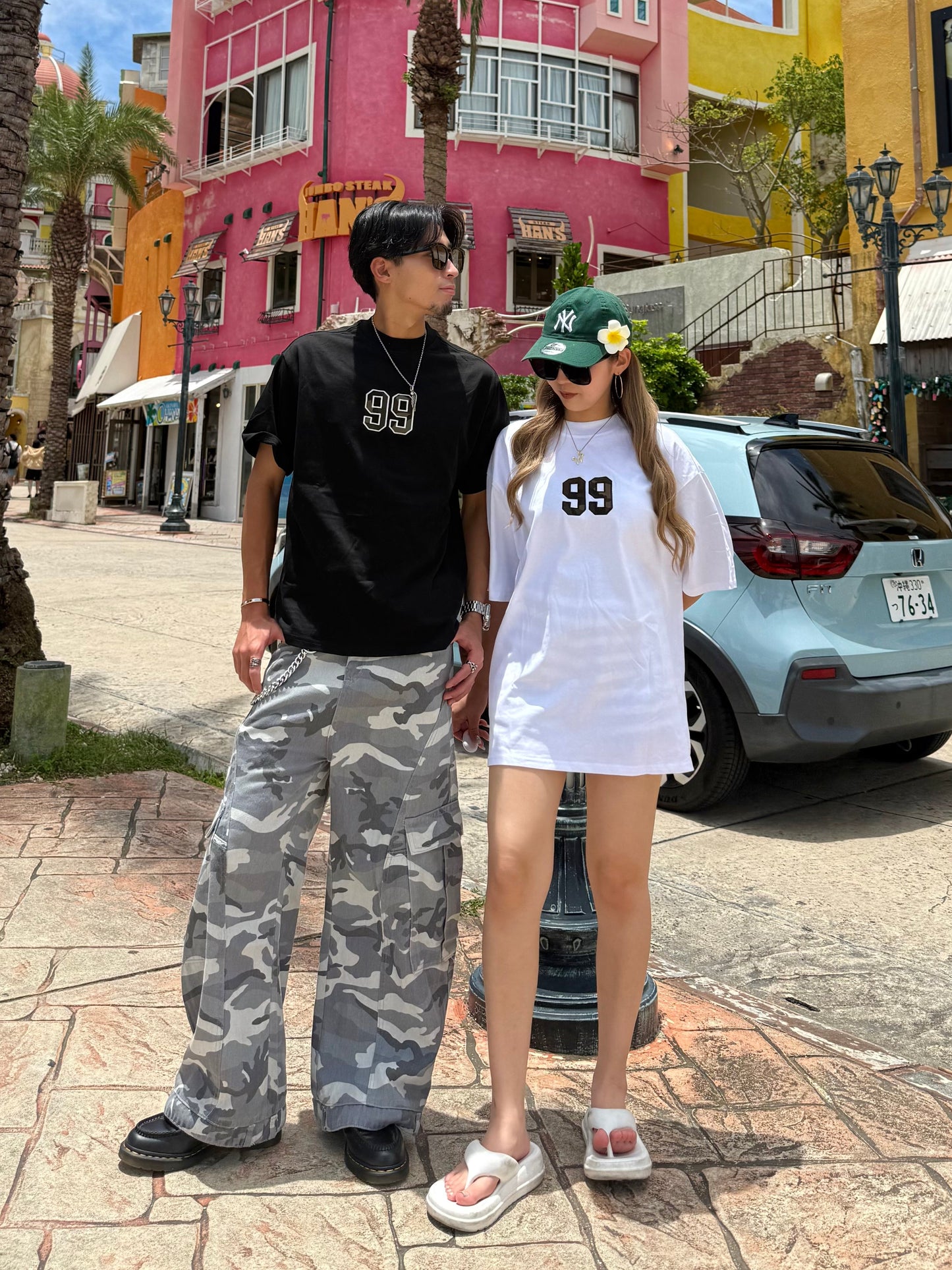 【即納】99カモフラロゴTシャツ DPB73675S