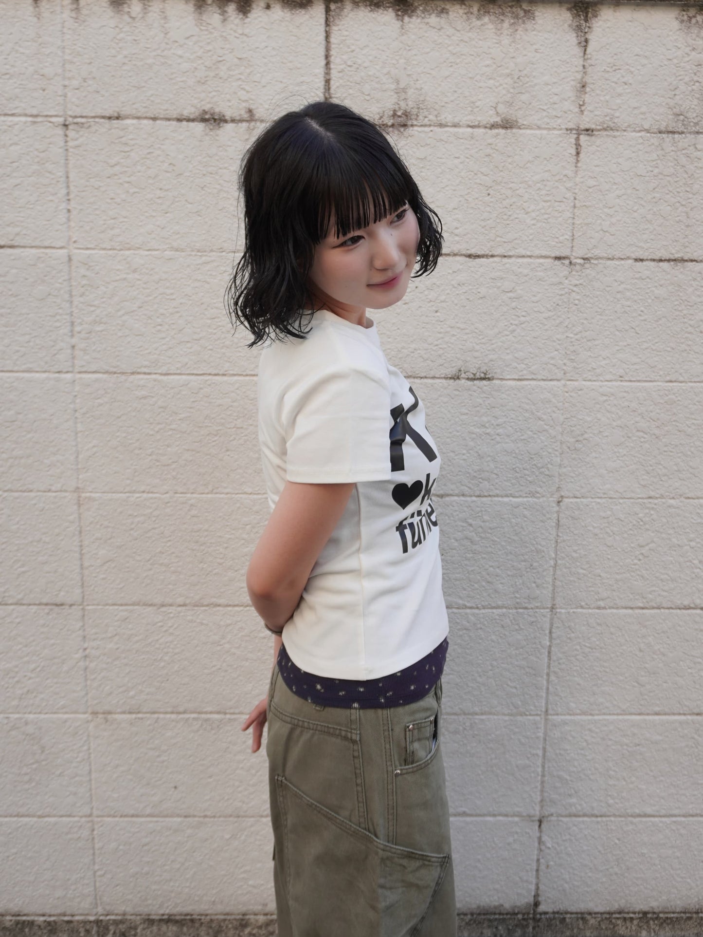モノクロKISSTシャツ DPB85599