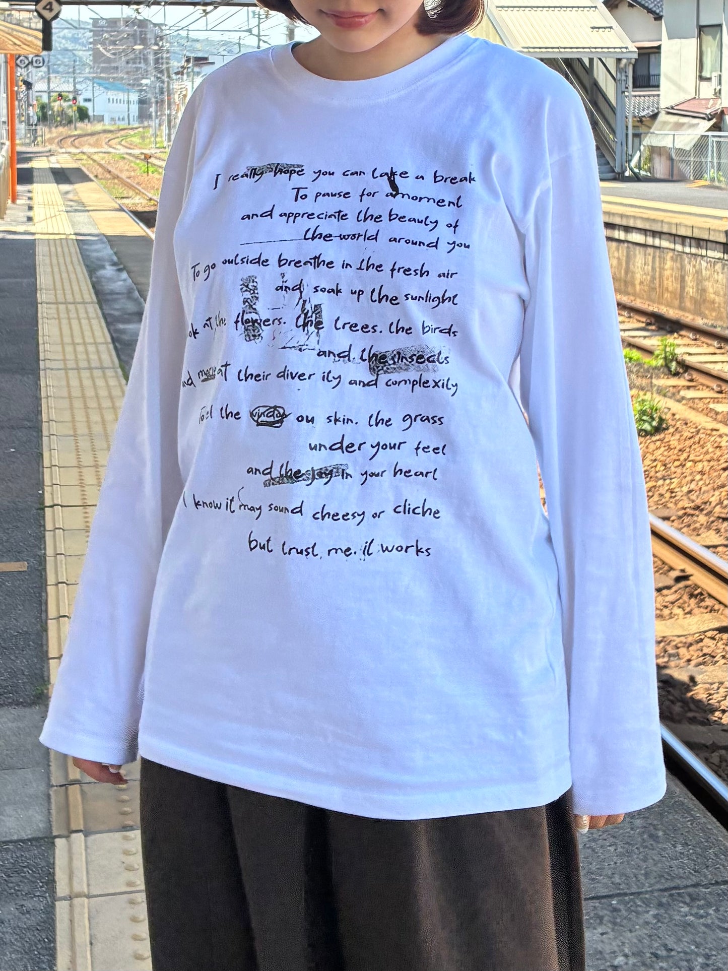 ロゴロングスリーブTシャツ DPA61463