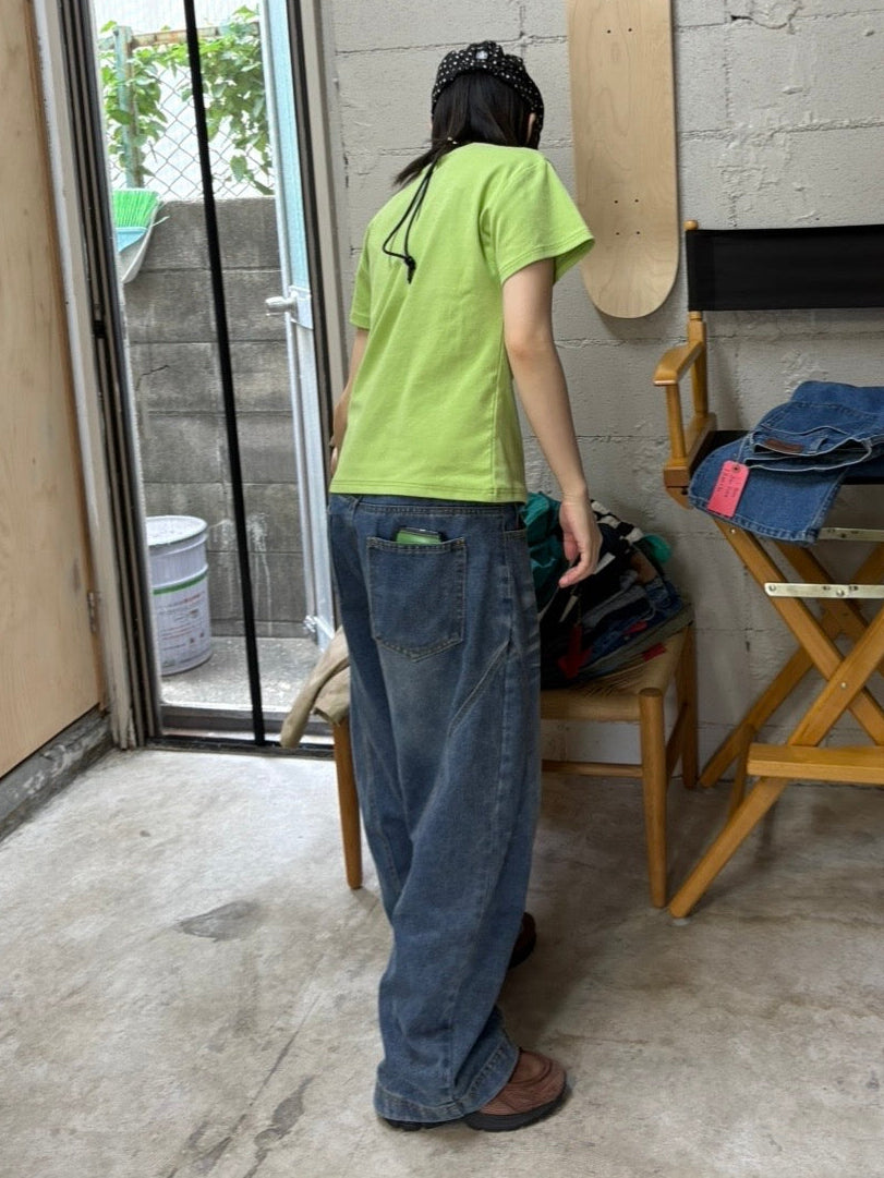 バルーンウォッシュデニムパンツ DPB99037