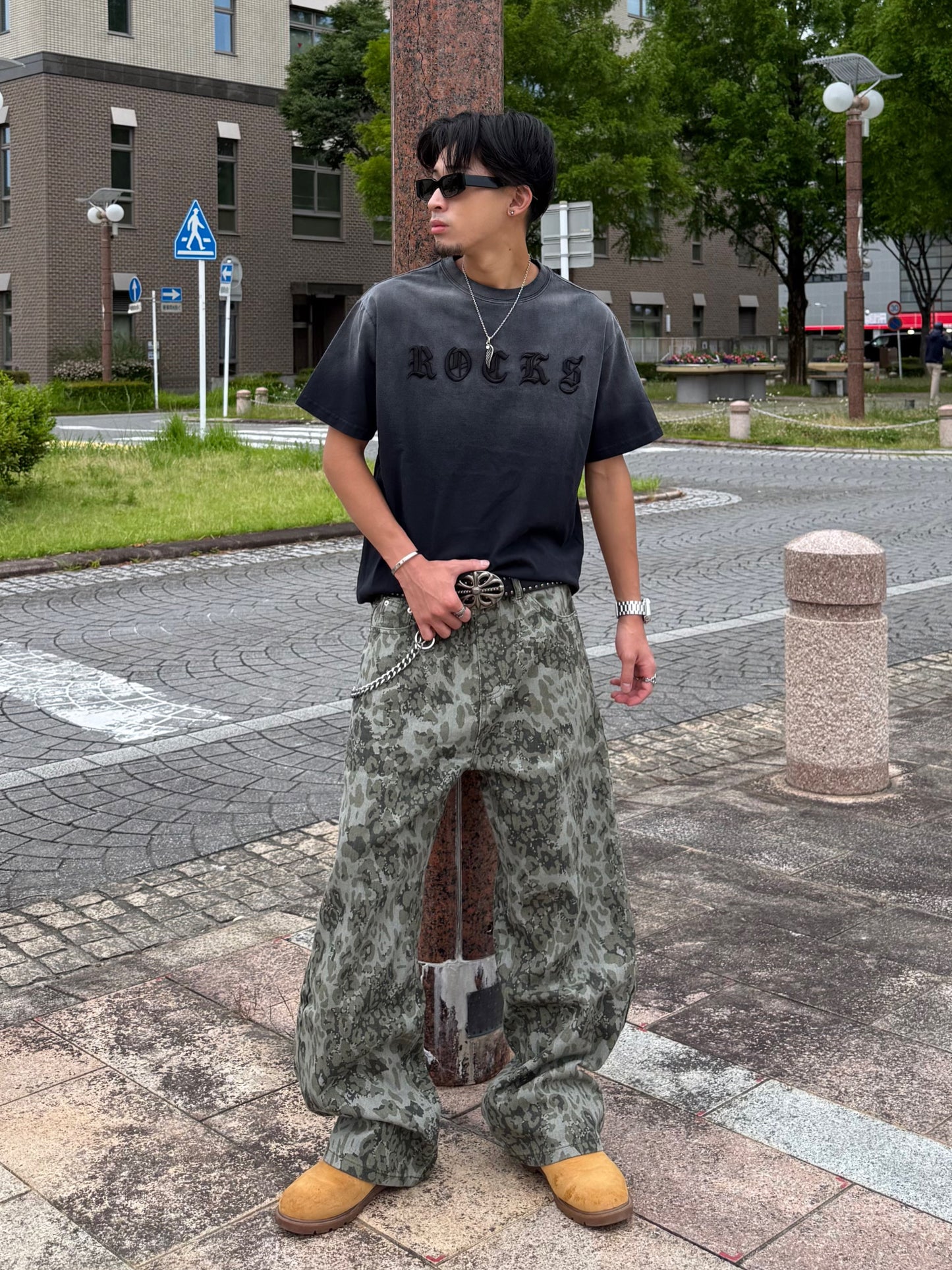 ペイントカモフラカラーパンツ DPB90221