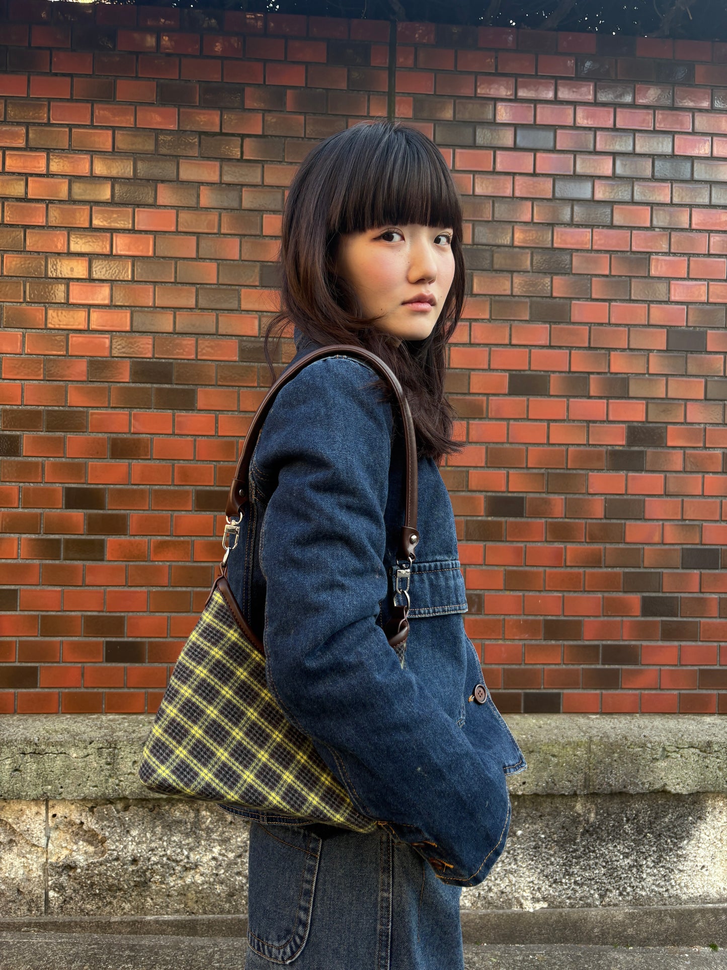 ラウンドカラーデニムジャケット DPA43773