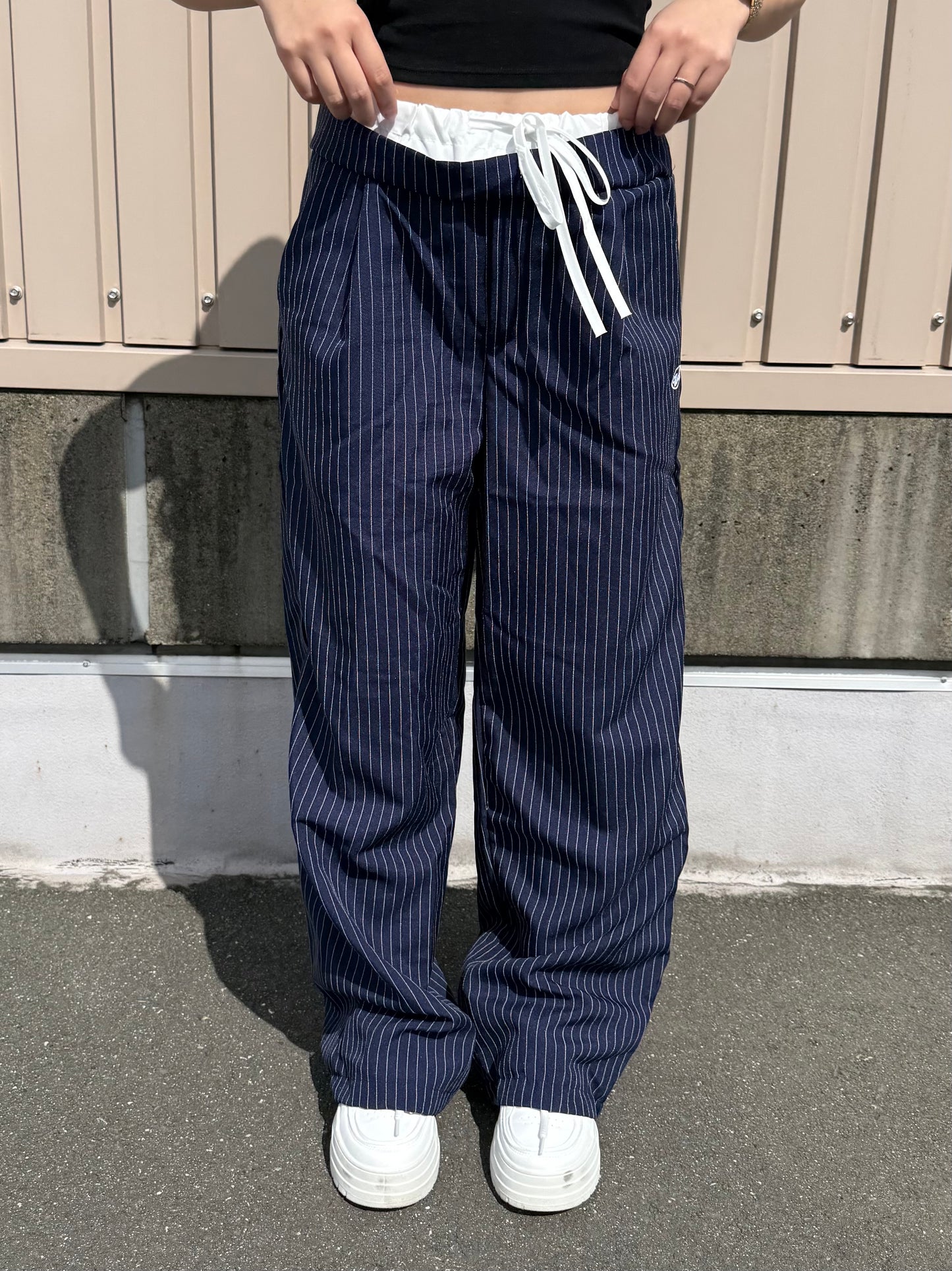 ストライプストレートパンツ DPB73581