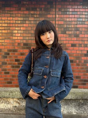 ラウンドカラーデニムジャケット DPA43773