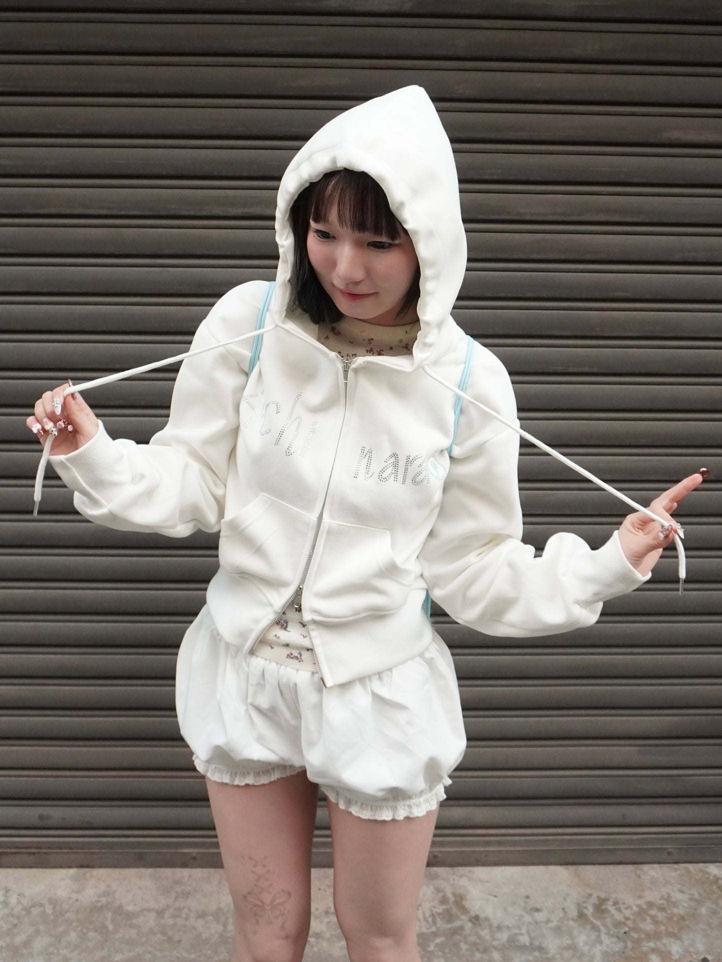 ストーンロゴダブルジップパーカー DPB85325