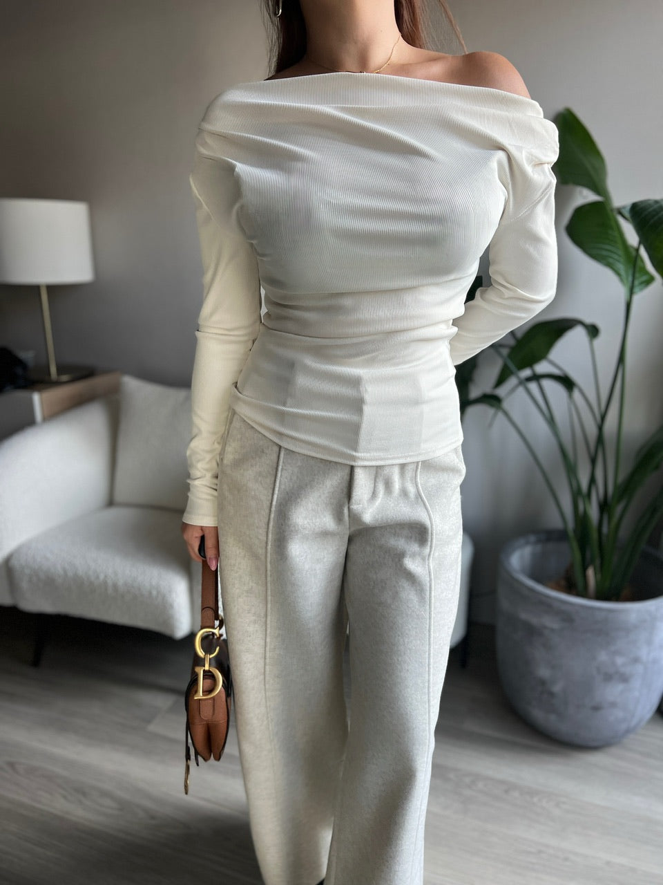 ワンショルダーニット DPB56371