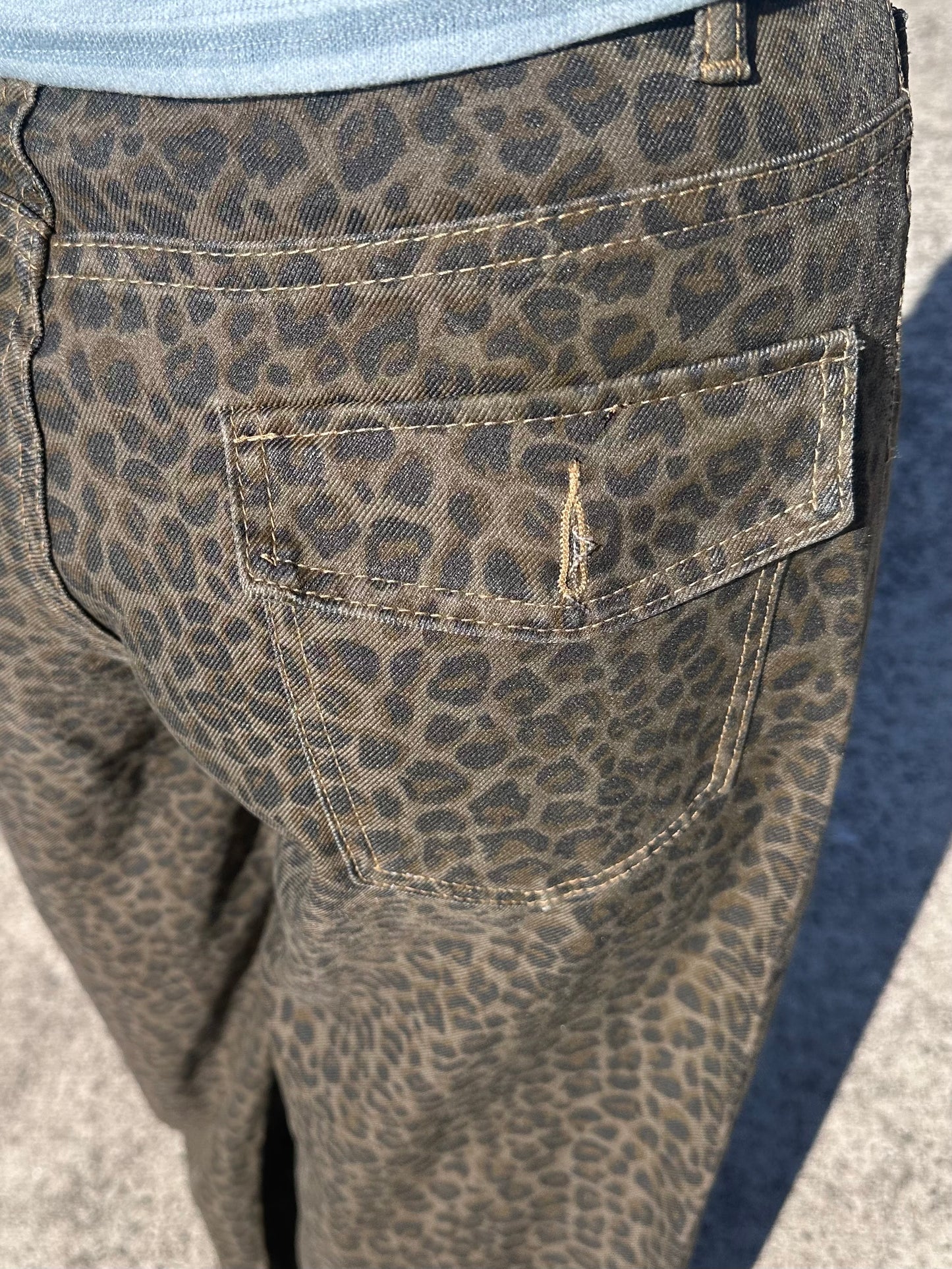 レオパードデニムパンツ DPB95068