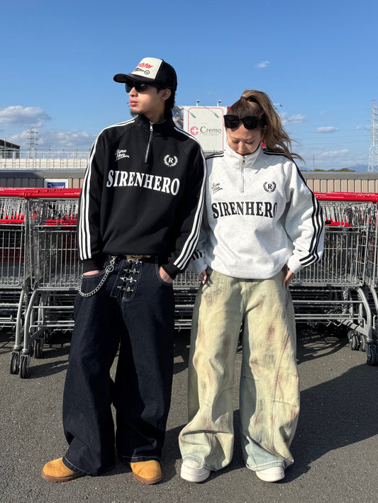 ハーフジップスウェット DPB90109