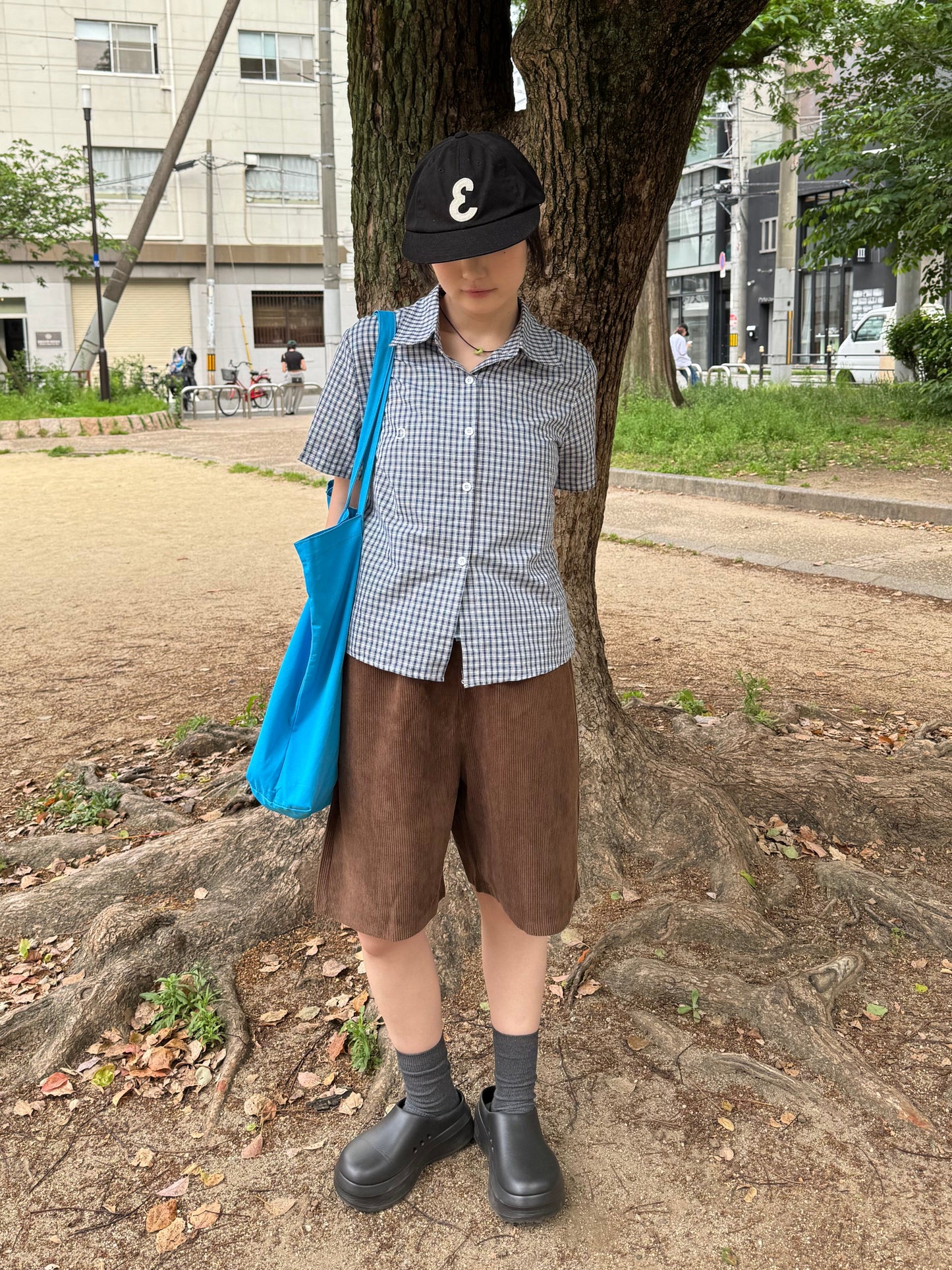 コーデュロイハーフパンツ DPB85158