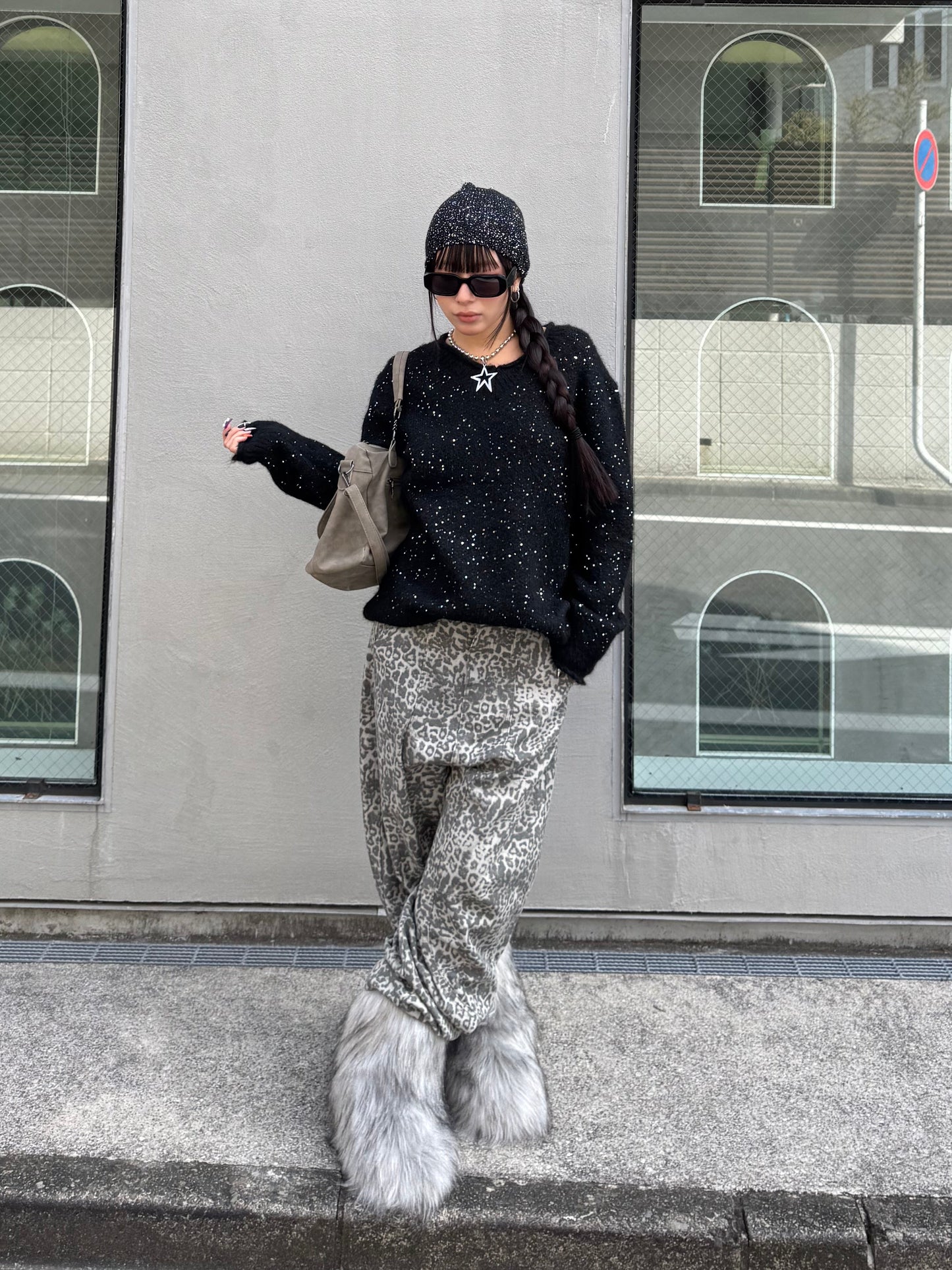 レオパードボリュームパンツ DPB86150