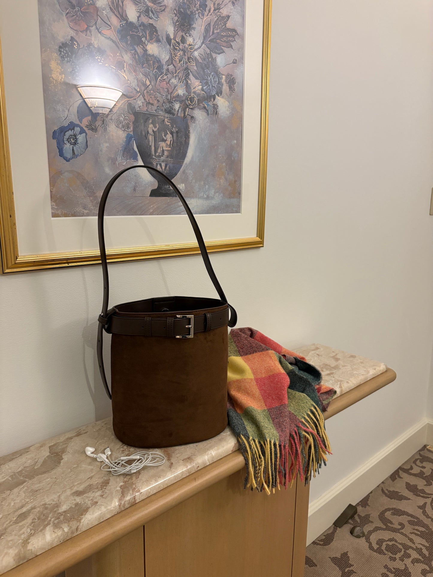 ブロックチェックマフラー DPA43728