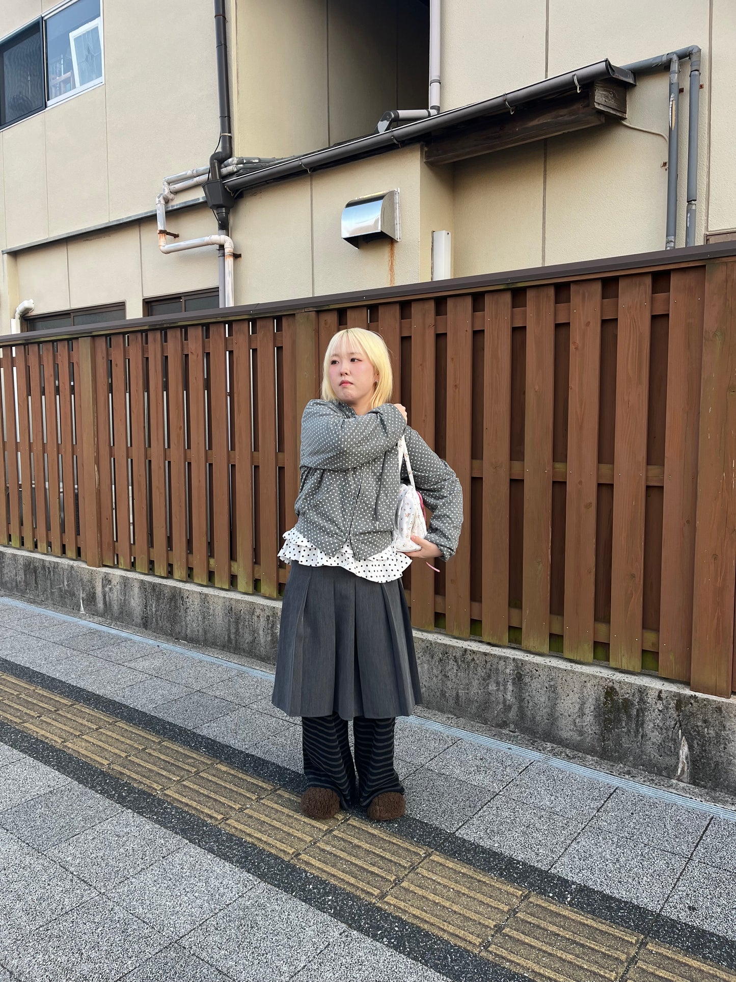 ボーダースウェットパンツ DPB97057