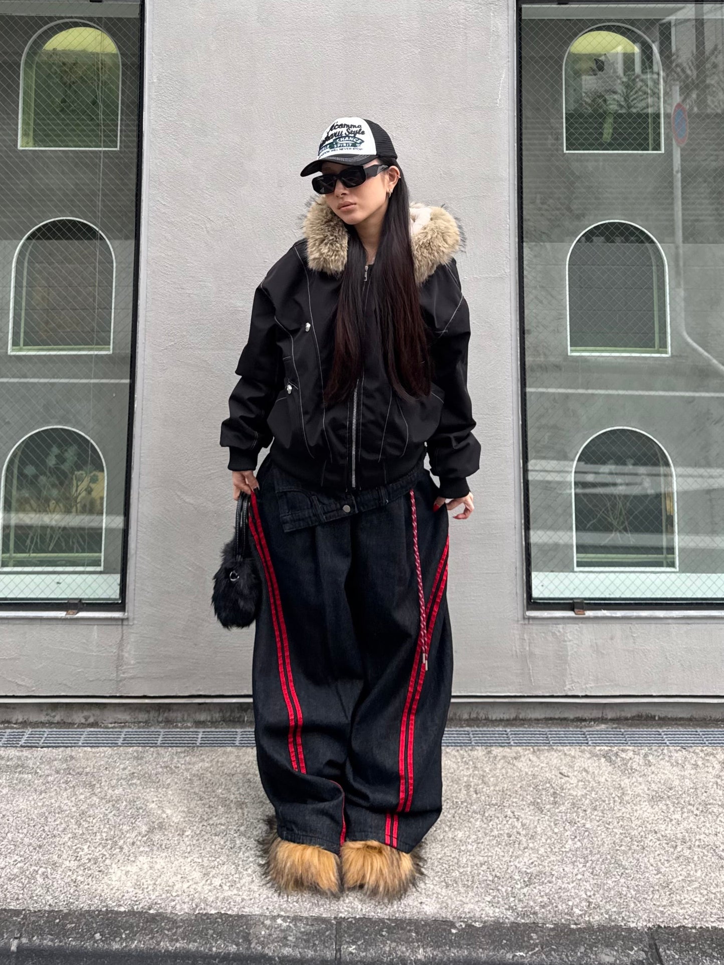 サイドラインスカートパンツ DPB86158