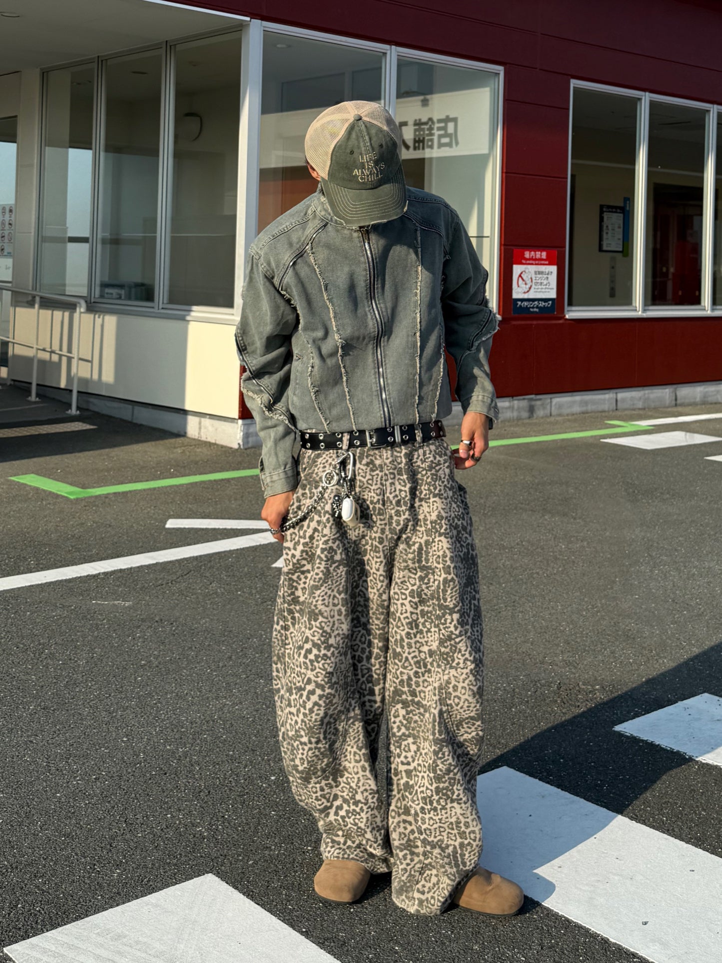 ラインデニムジップパーカー DPB90055
