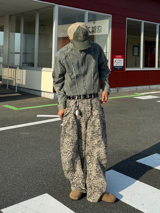 ラインデニムジップパーカー DPB90055