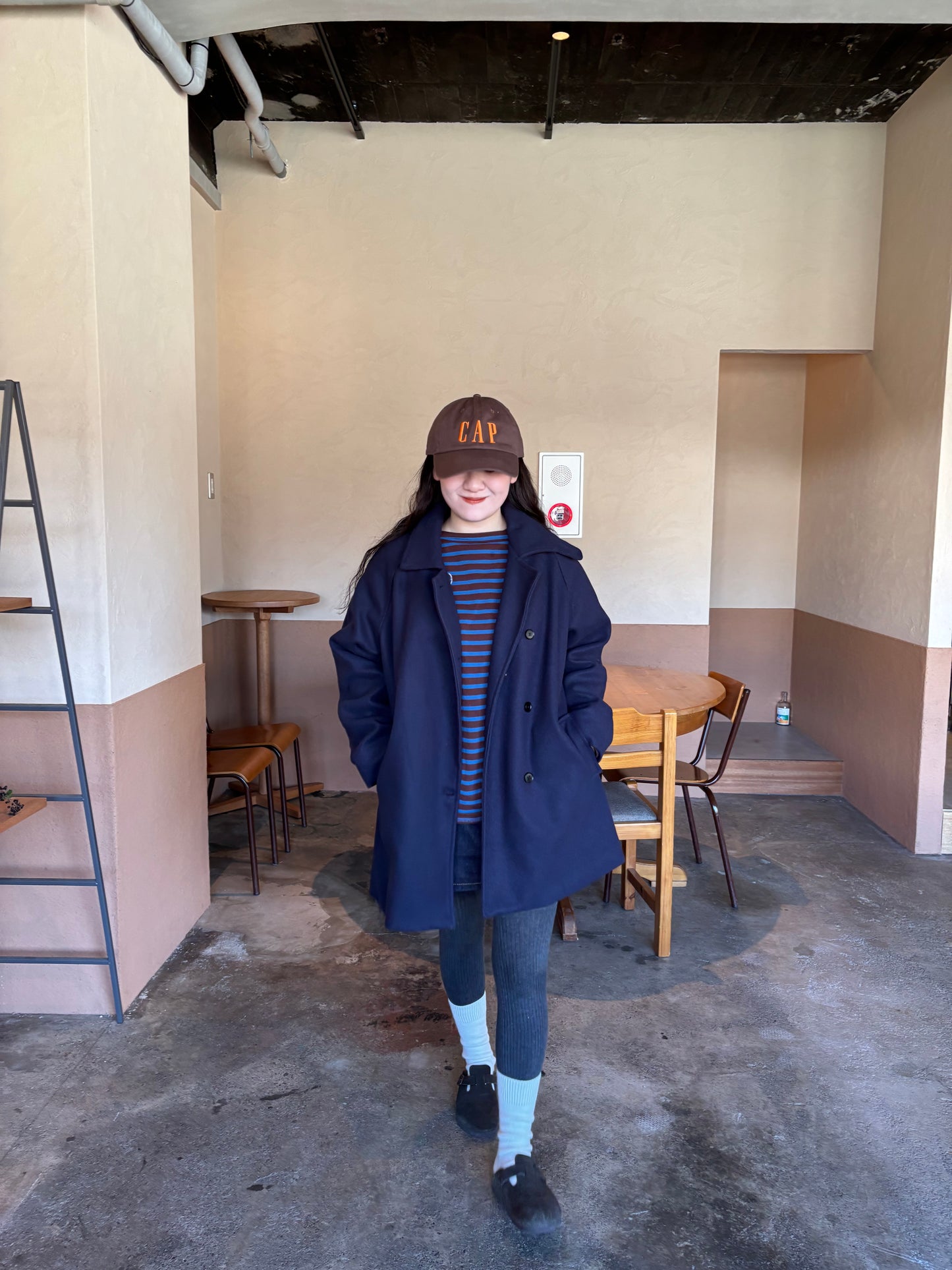 ミディアムステンカラーコート DPB84312