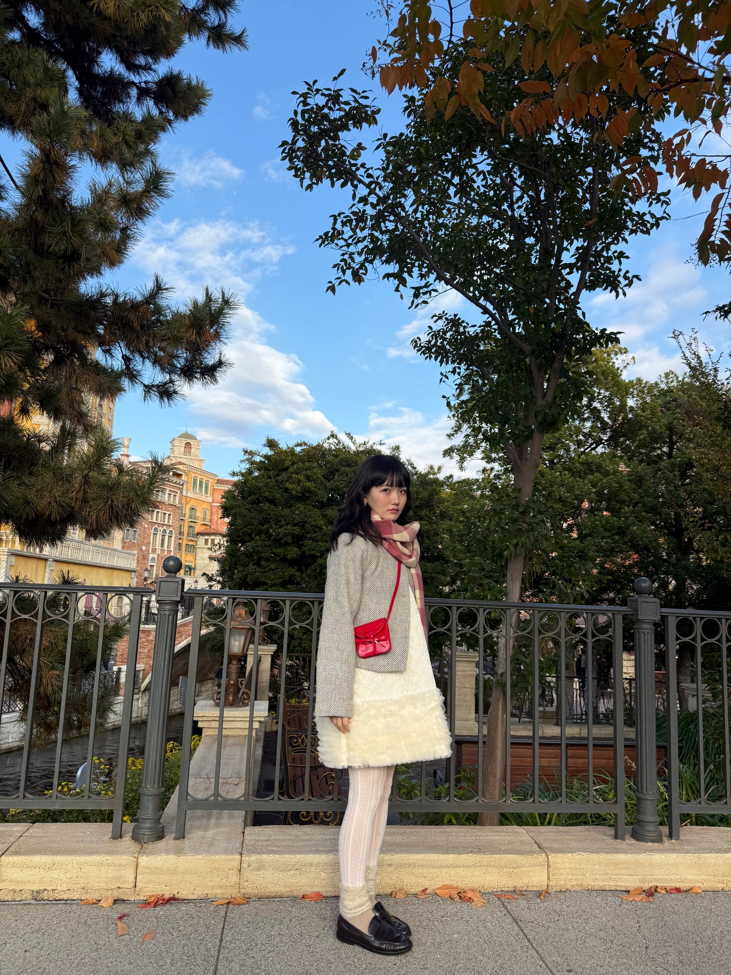 ノーカラーツイードジャケット DPA43718