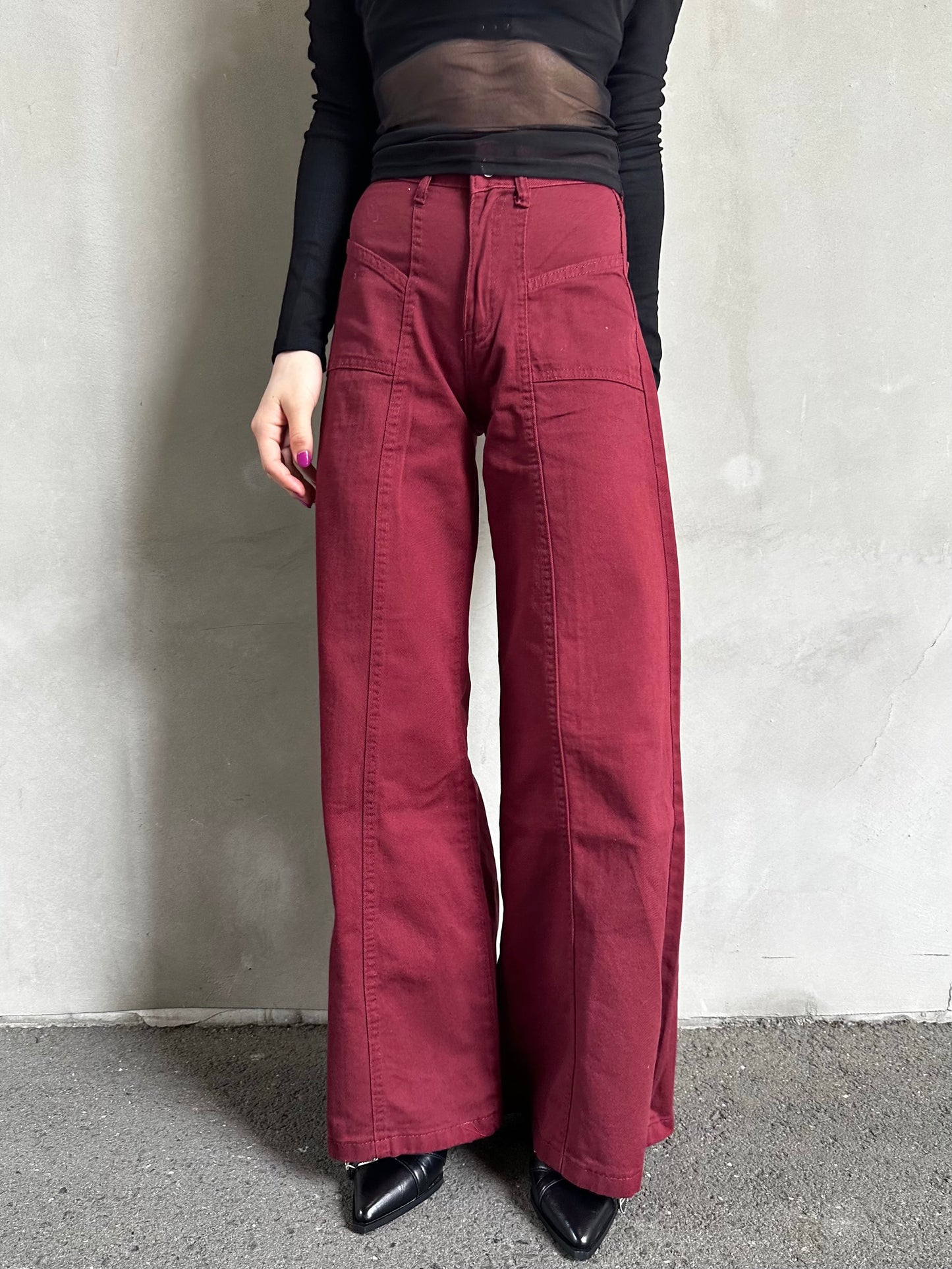 レッドブーツカットパンツ DPB26520