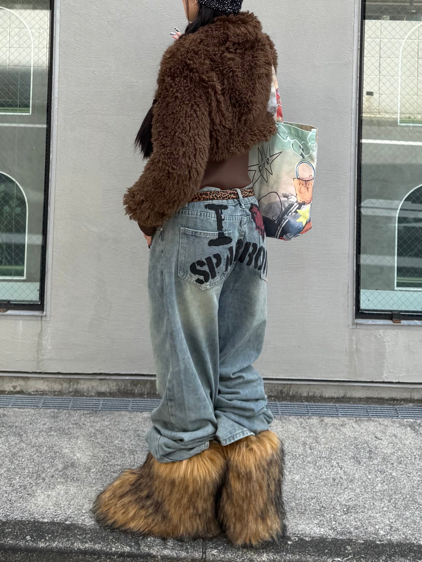 ウエストスリムファージャケット DPB86138