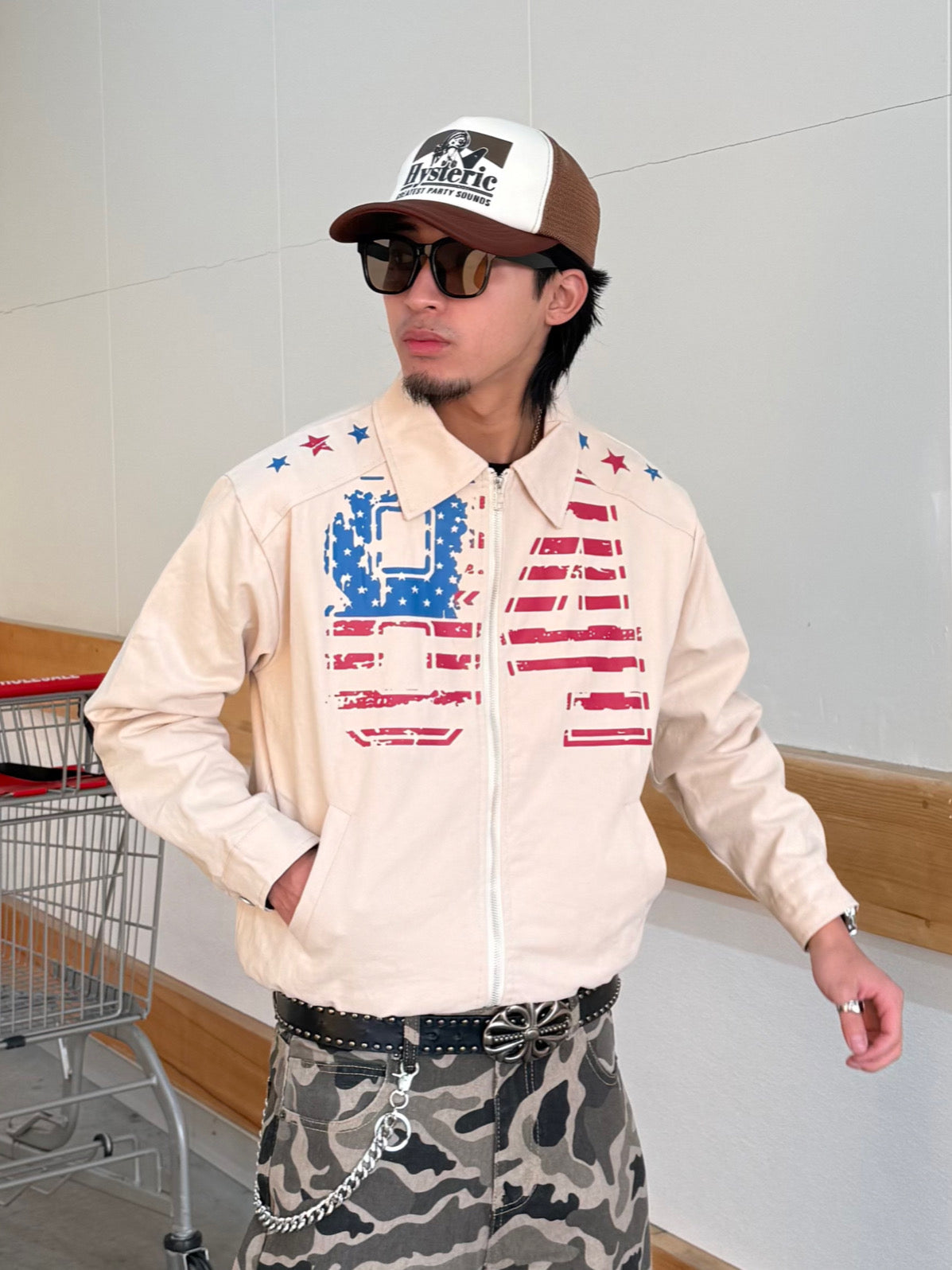 アメリカンナンバージップジャケット DPB90115