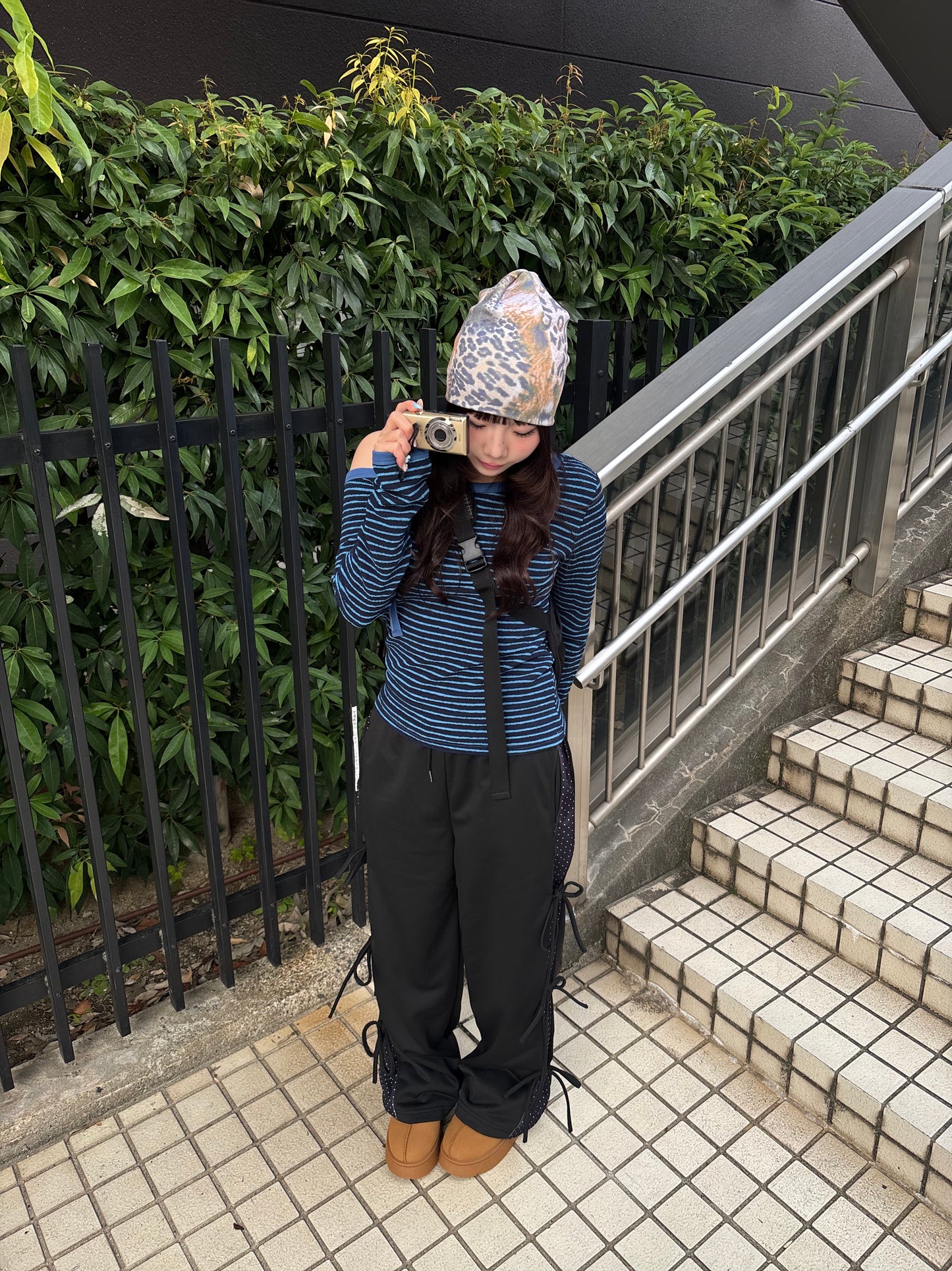 ラインドットリボンスウェットパンツ DPB89140