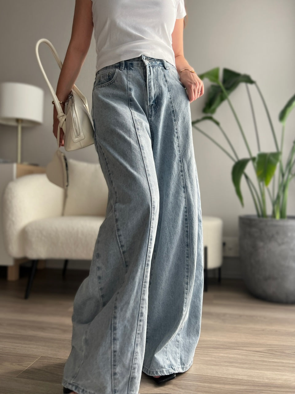 カーブシルエットデニムパンツ DPB56325