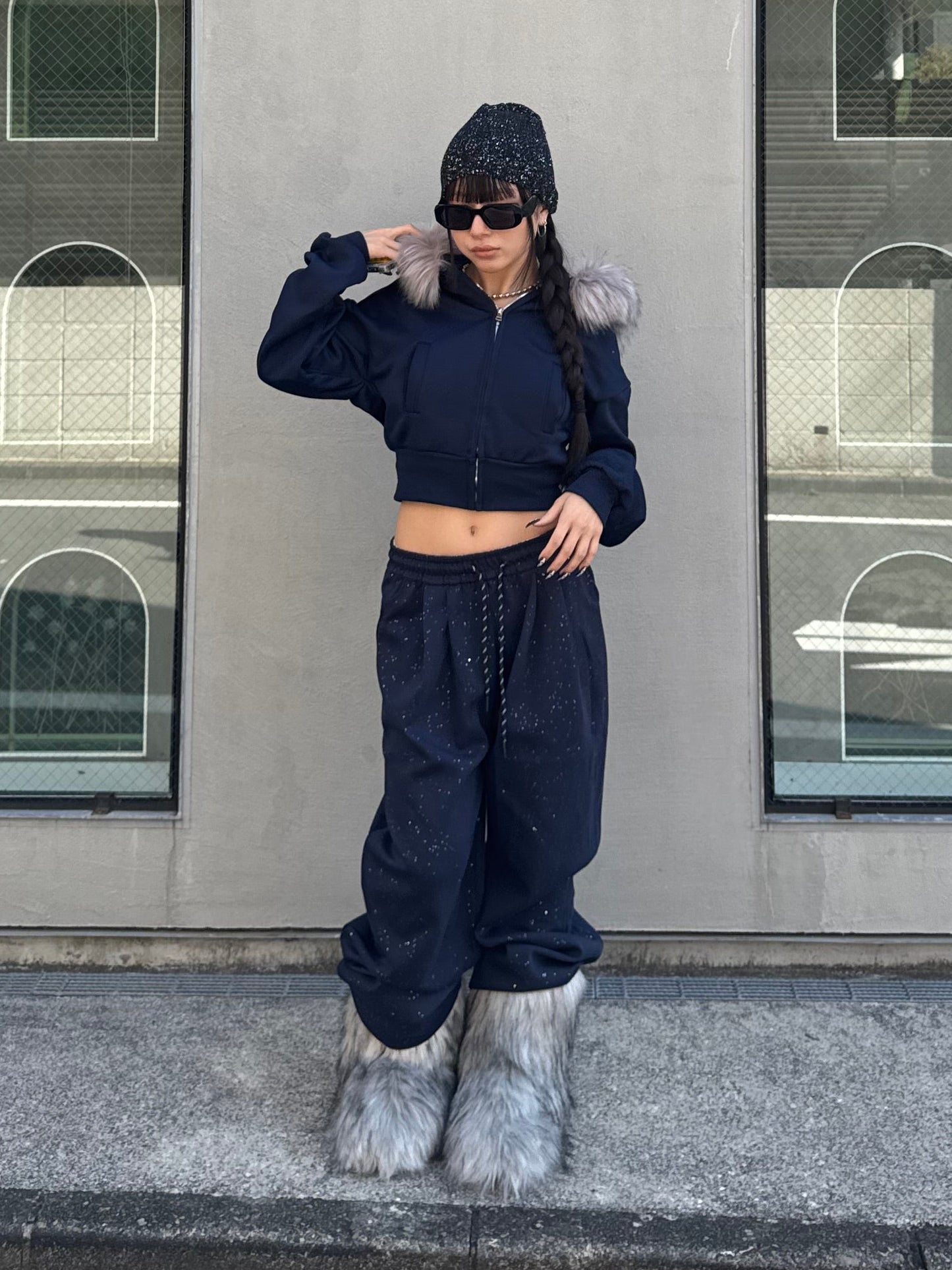 ラメスウェットパンツ DPB86151