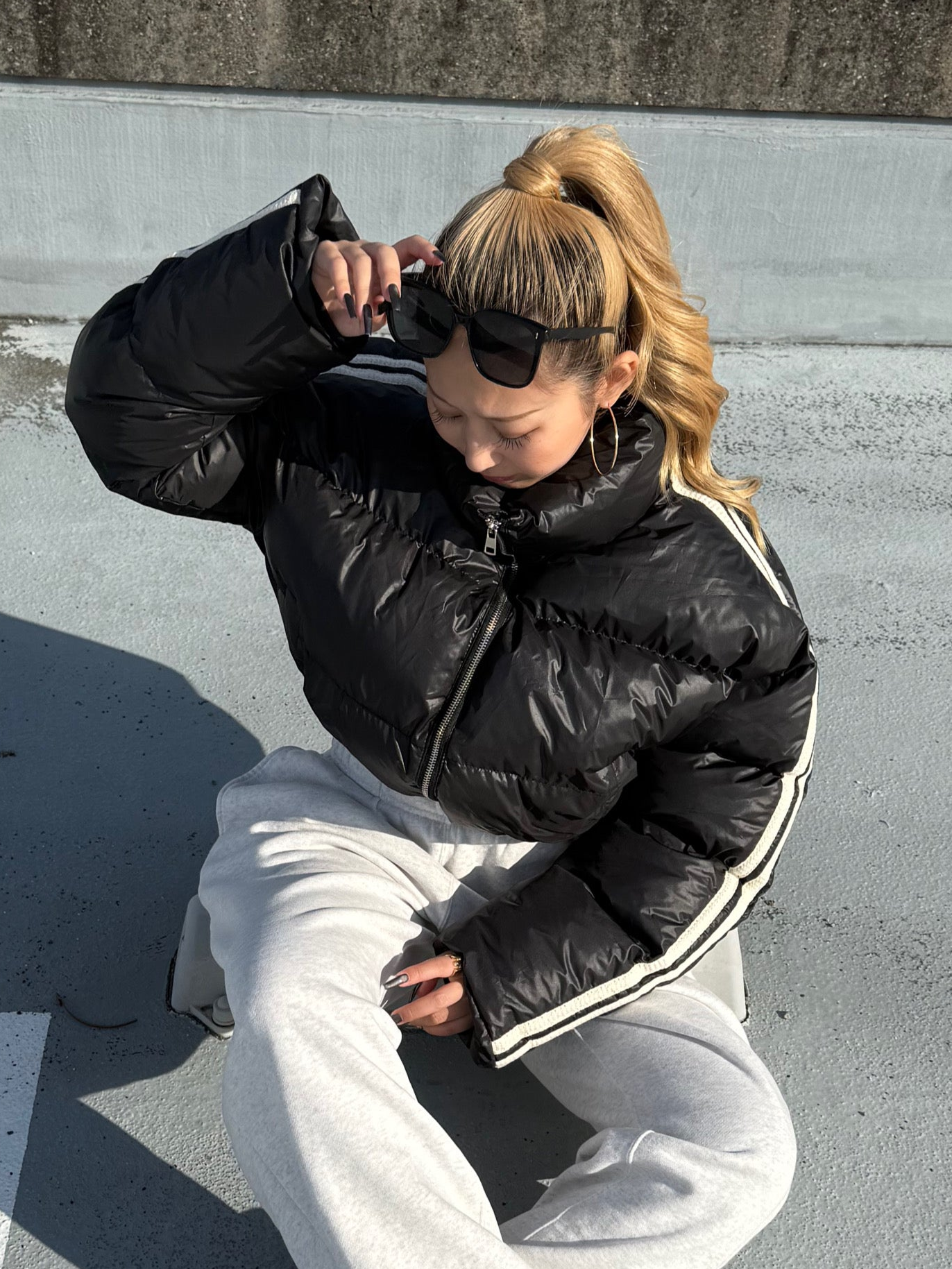 ラインショートダウンジャケット DPB73541