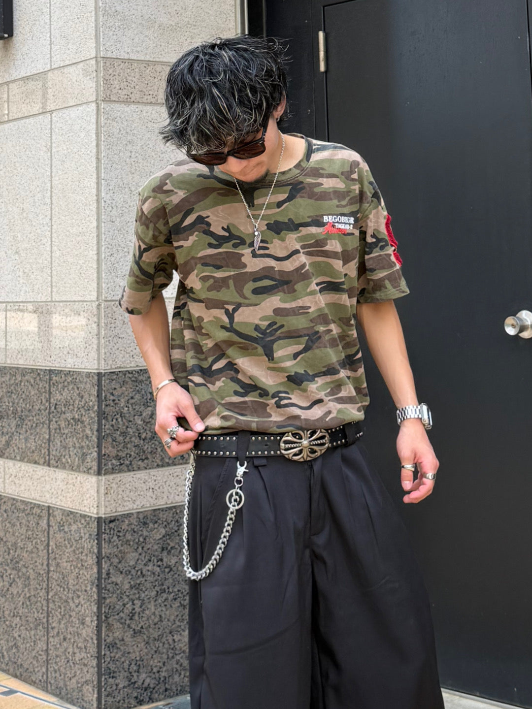 Kenshin_カモフラナンバーTシャツ DPB73344