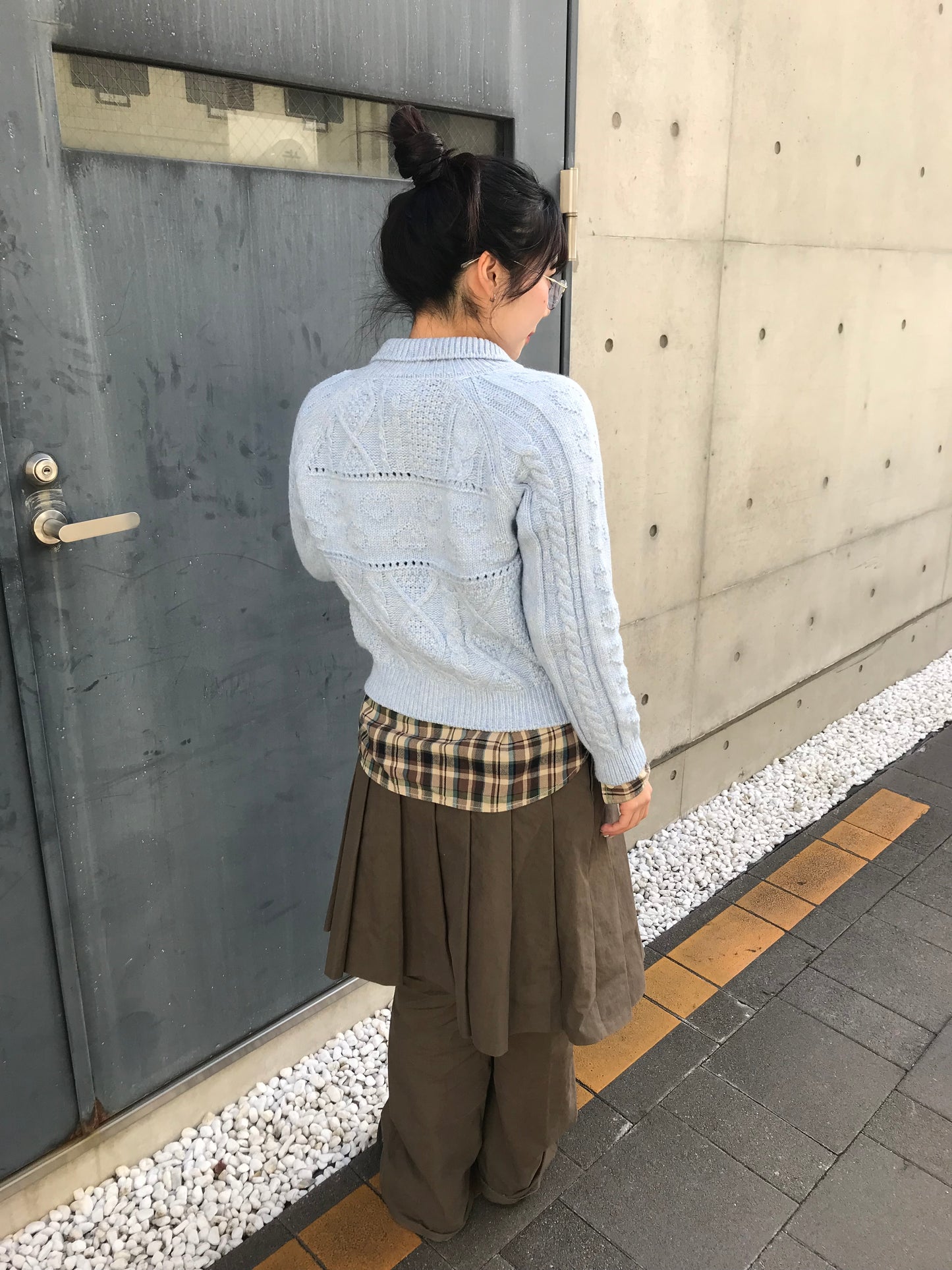 ニットカラーカーディガン DPB89218