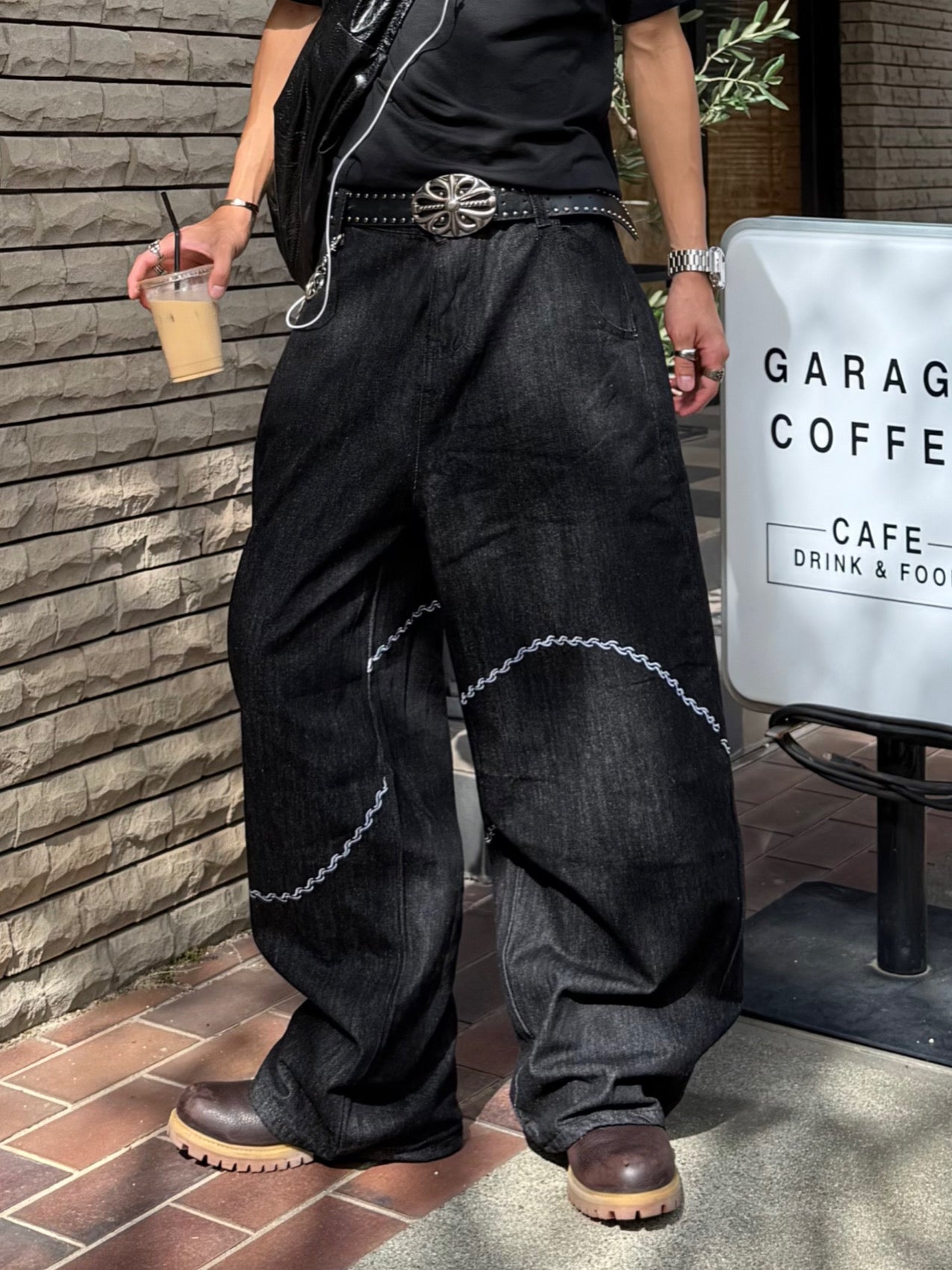 カーブデザインパンツ DPB90014