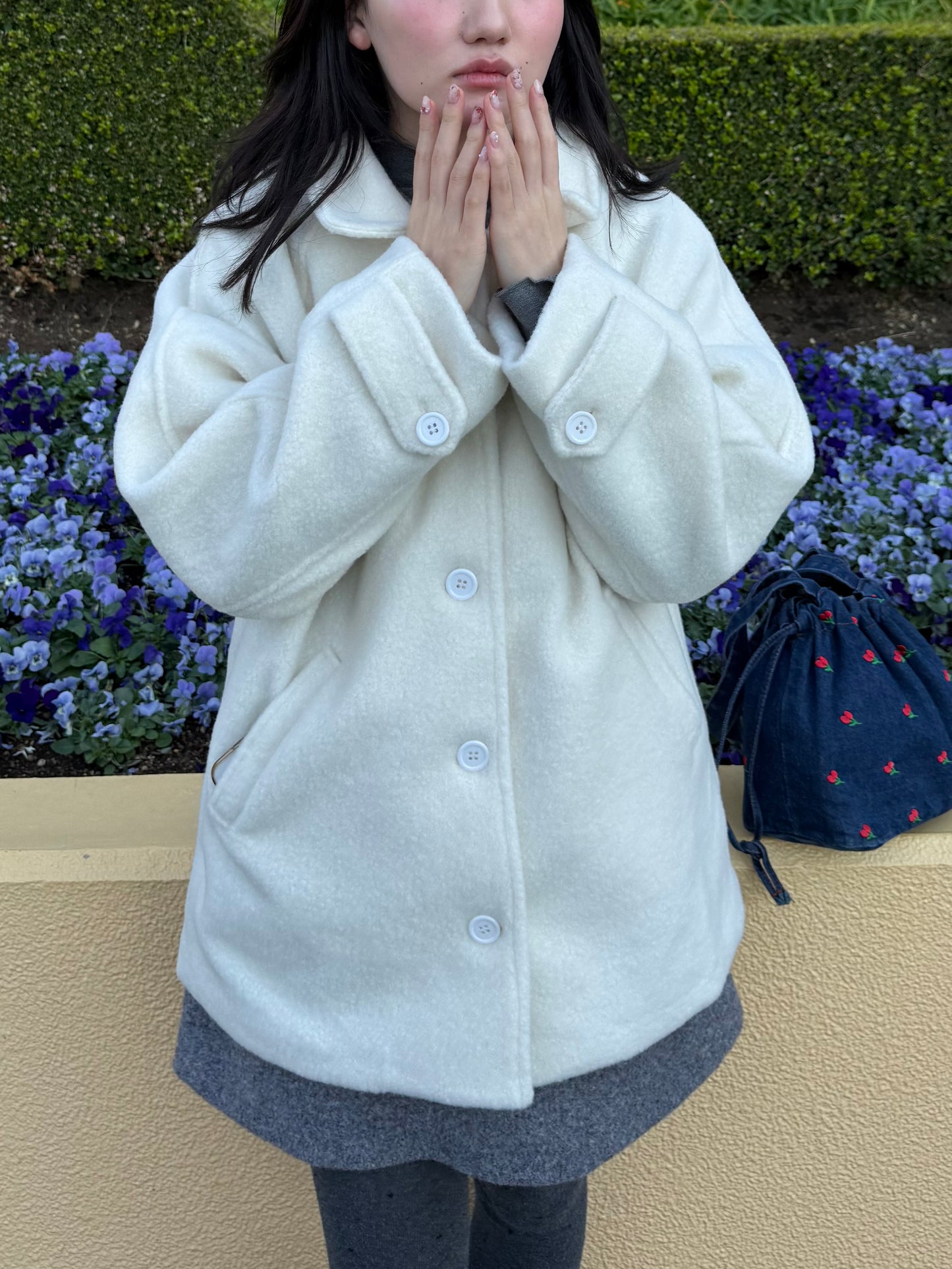 アイボリーフレンチコート DPA43744