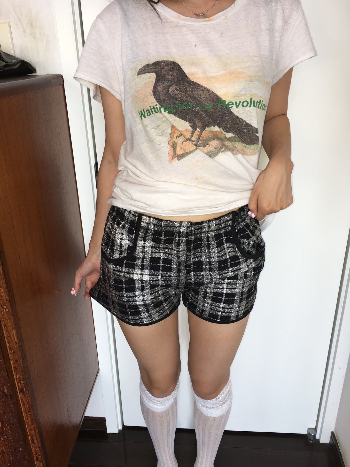 チェックショートパンツ DPC09075