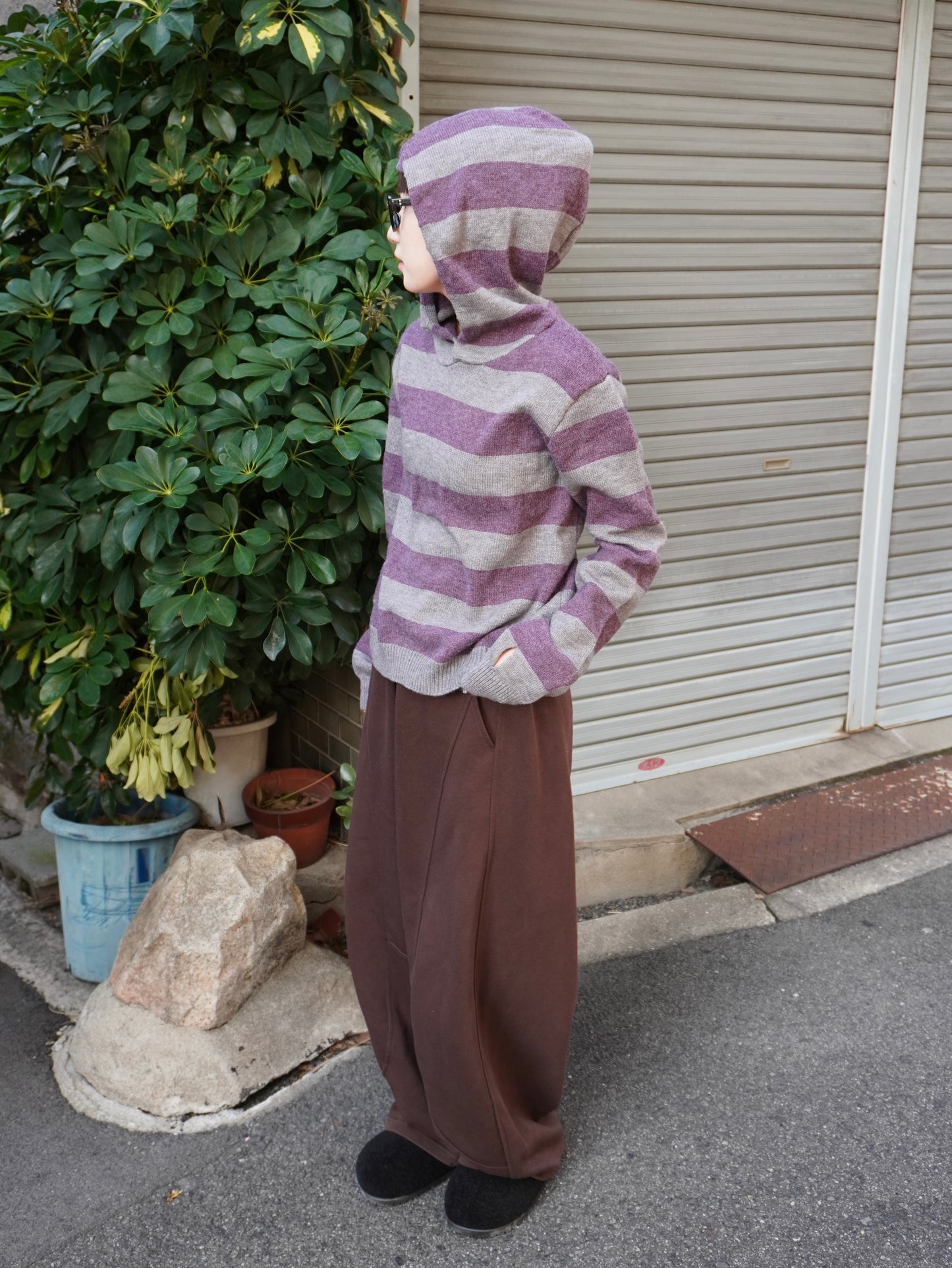 ニットベルトバルーンスウェットパンツ DPB85360