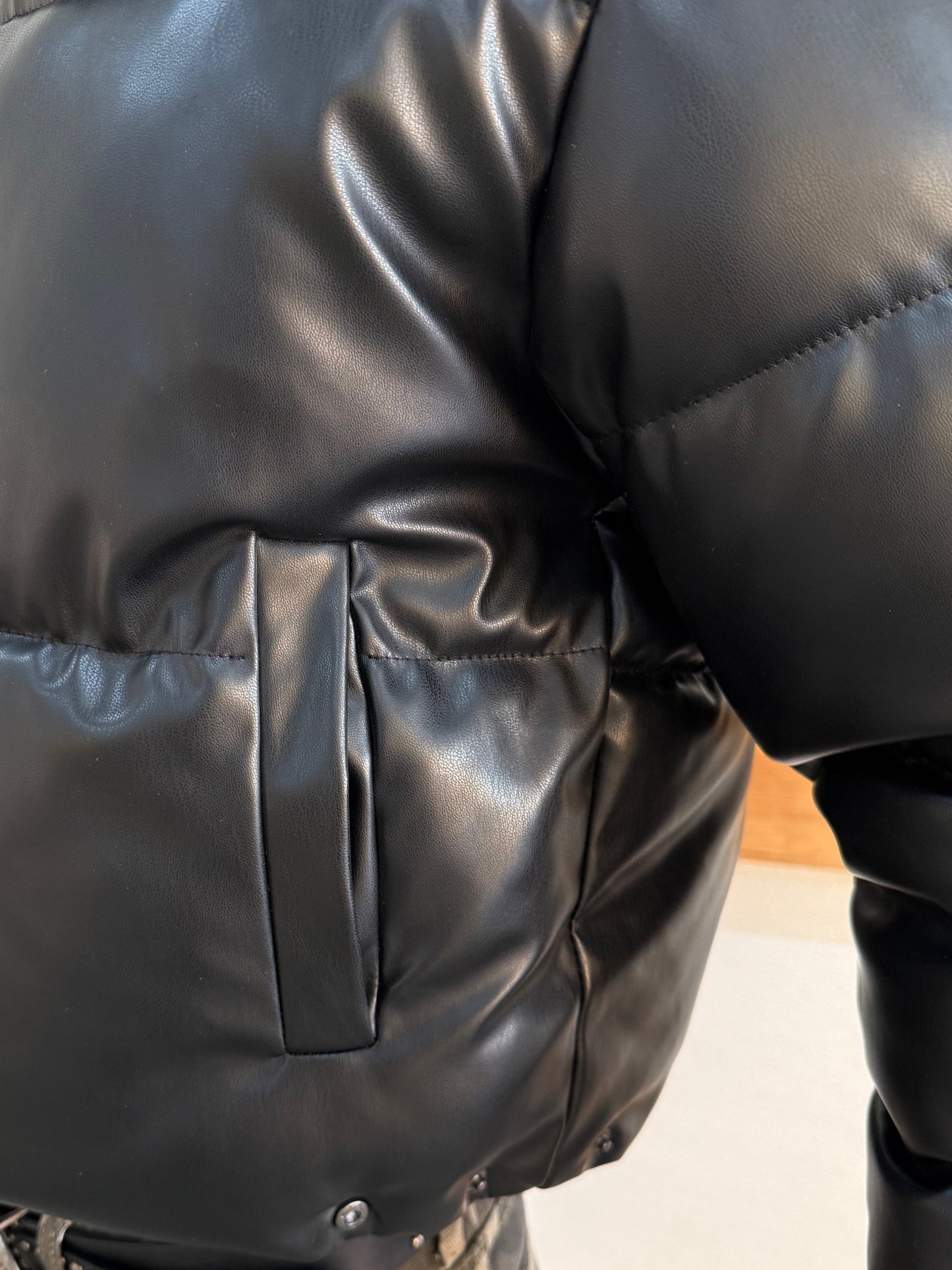 レザーライクパデットジャケット DPB90158