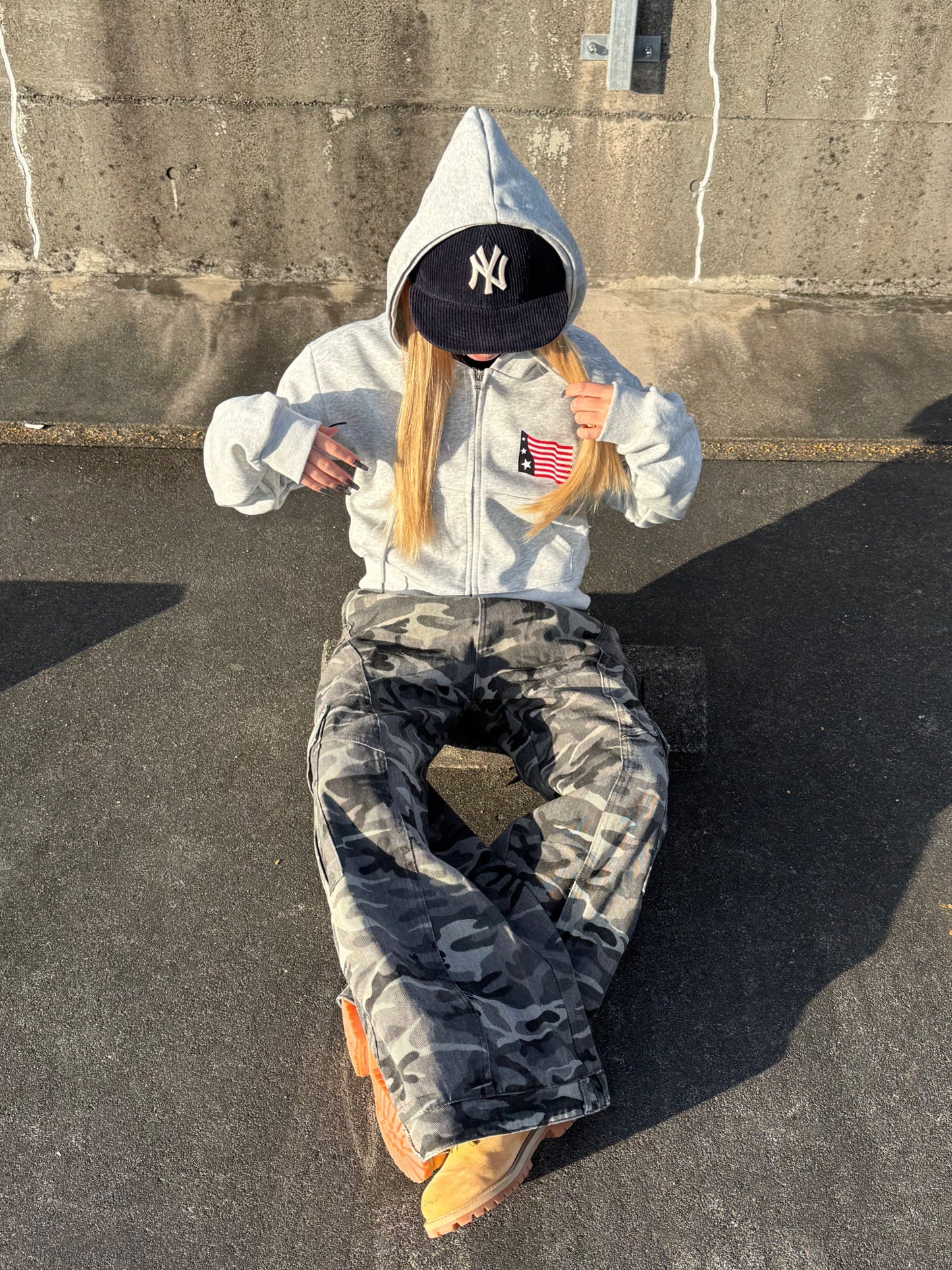 アメリカンプリントパーカー DPB73547