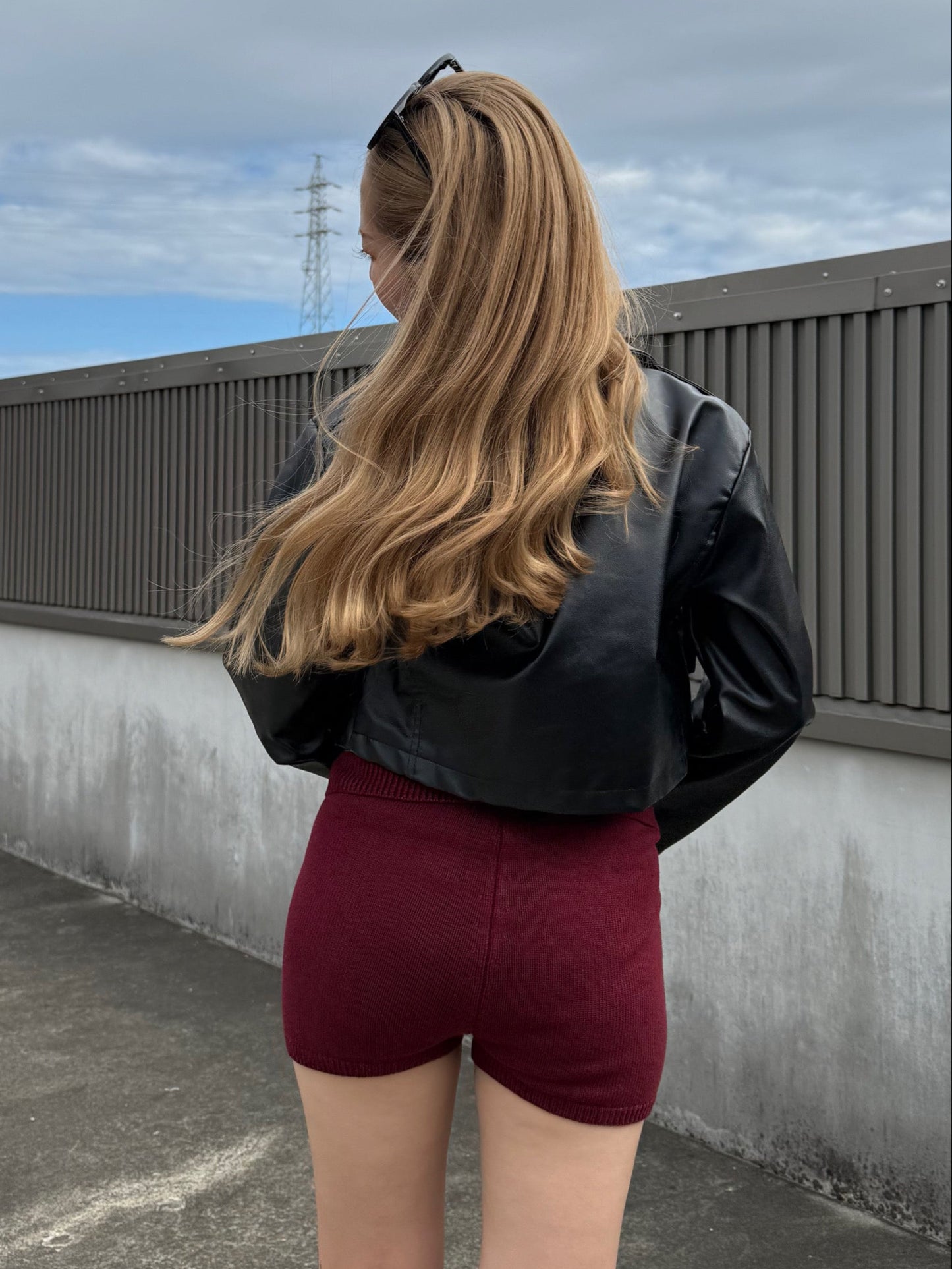 ウエストデザインニットパンツ DPB73506