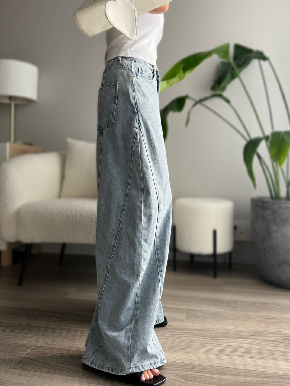 カーブシルエットデニムパンツ DPB56325