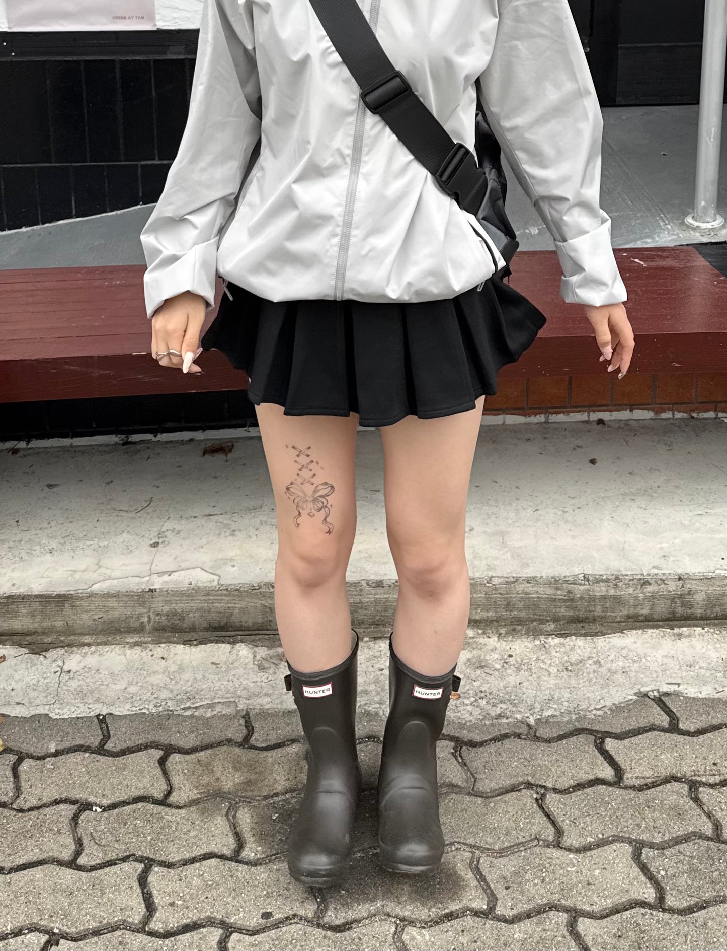 プリーツショートスカートパンツ DPB85355