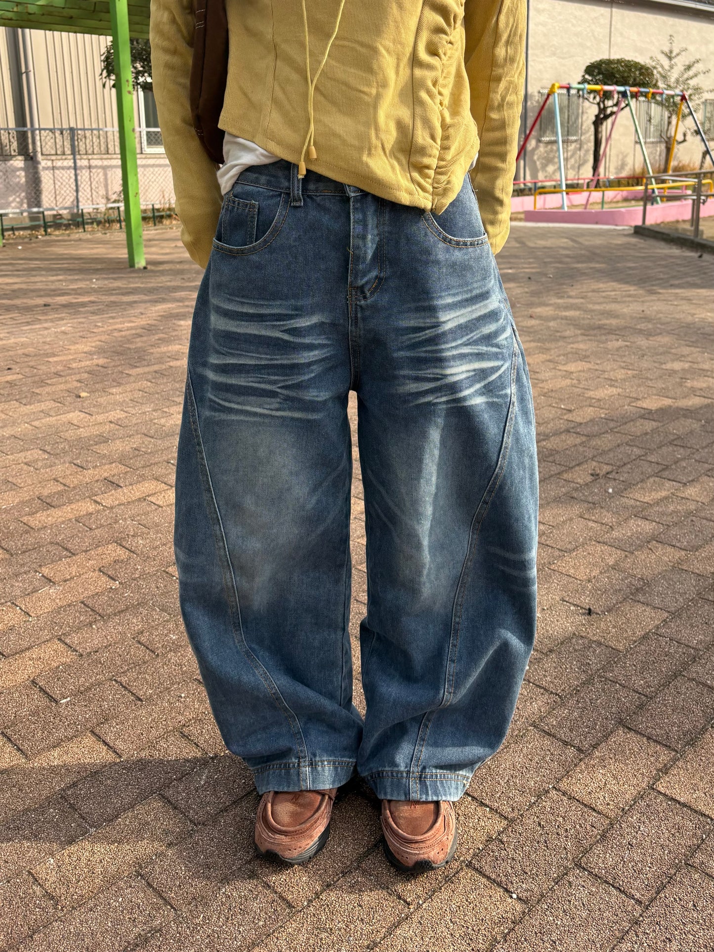 バルーンウォッシュデニムパンツ DPB99037